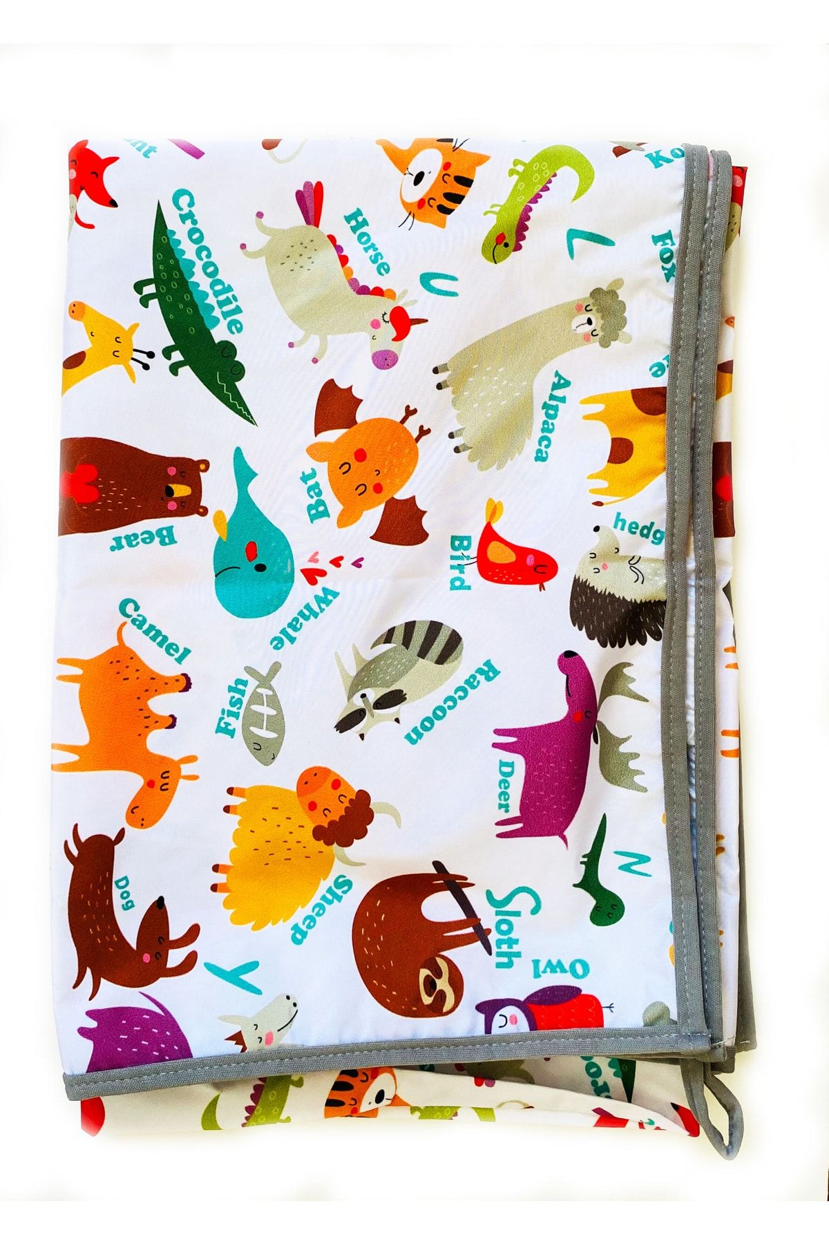 yorni Zoo, 150x150 Cm Su Geçirmez, Yer/masa Örtüsü, Aktivite, Yemek Ve Oyun Için, Doğa Dostu Ve Çevreci,