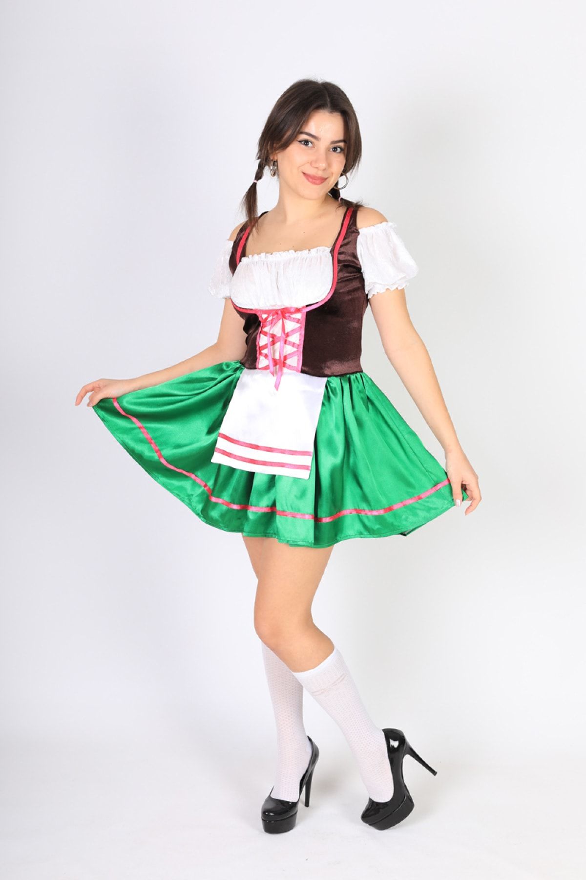 Annee Bakk Bavaria Kostümü Alman Biracı Kız Kıyafeti