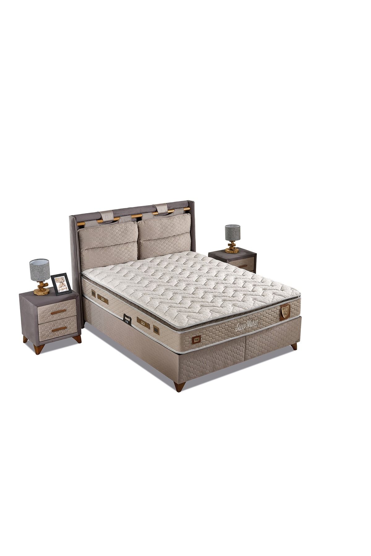 İmaj Sleep Maker Set (baza+yatak+başlık) Çift Kişilik 150x200 Cm