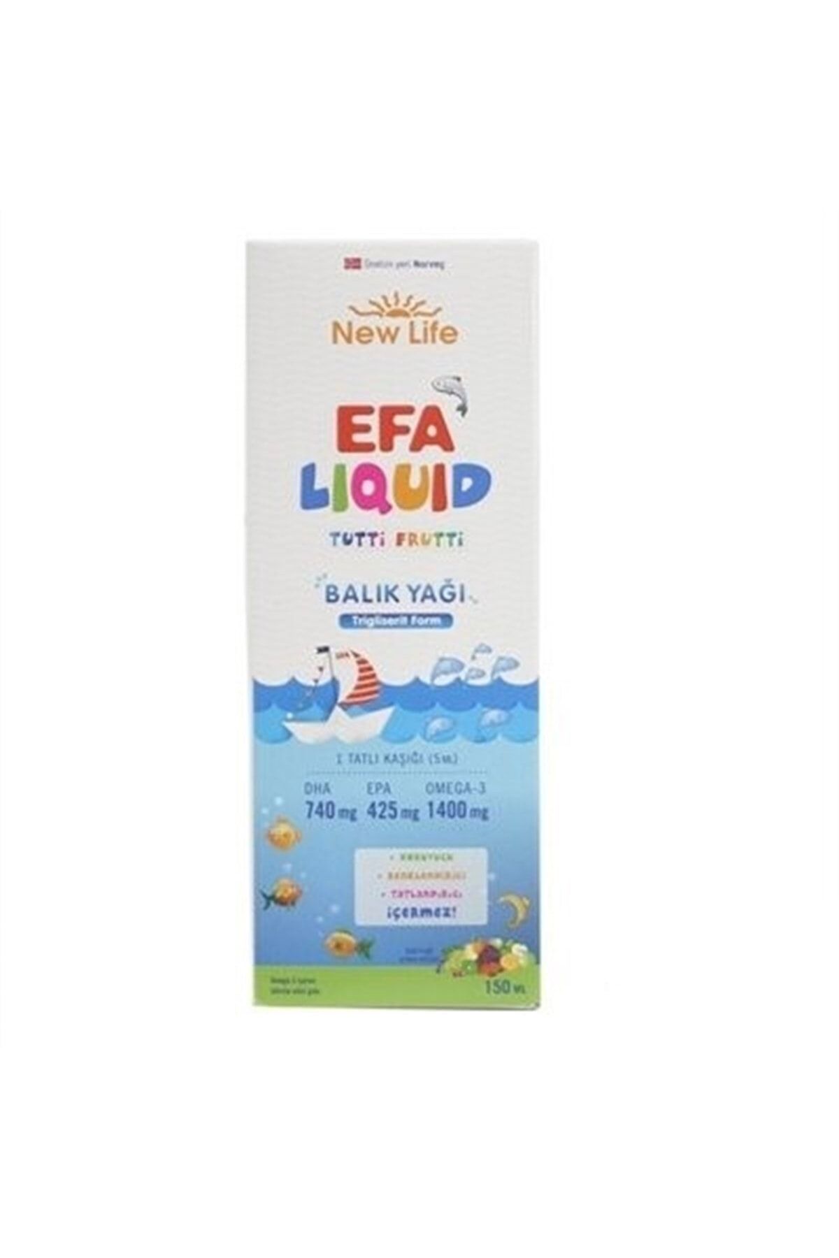 New Life Efa Liquid Tutti Frutti Balık Yağı Şurubu 150ml