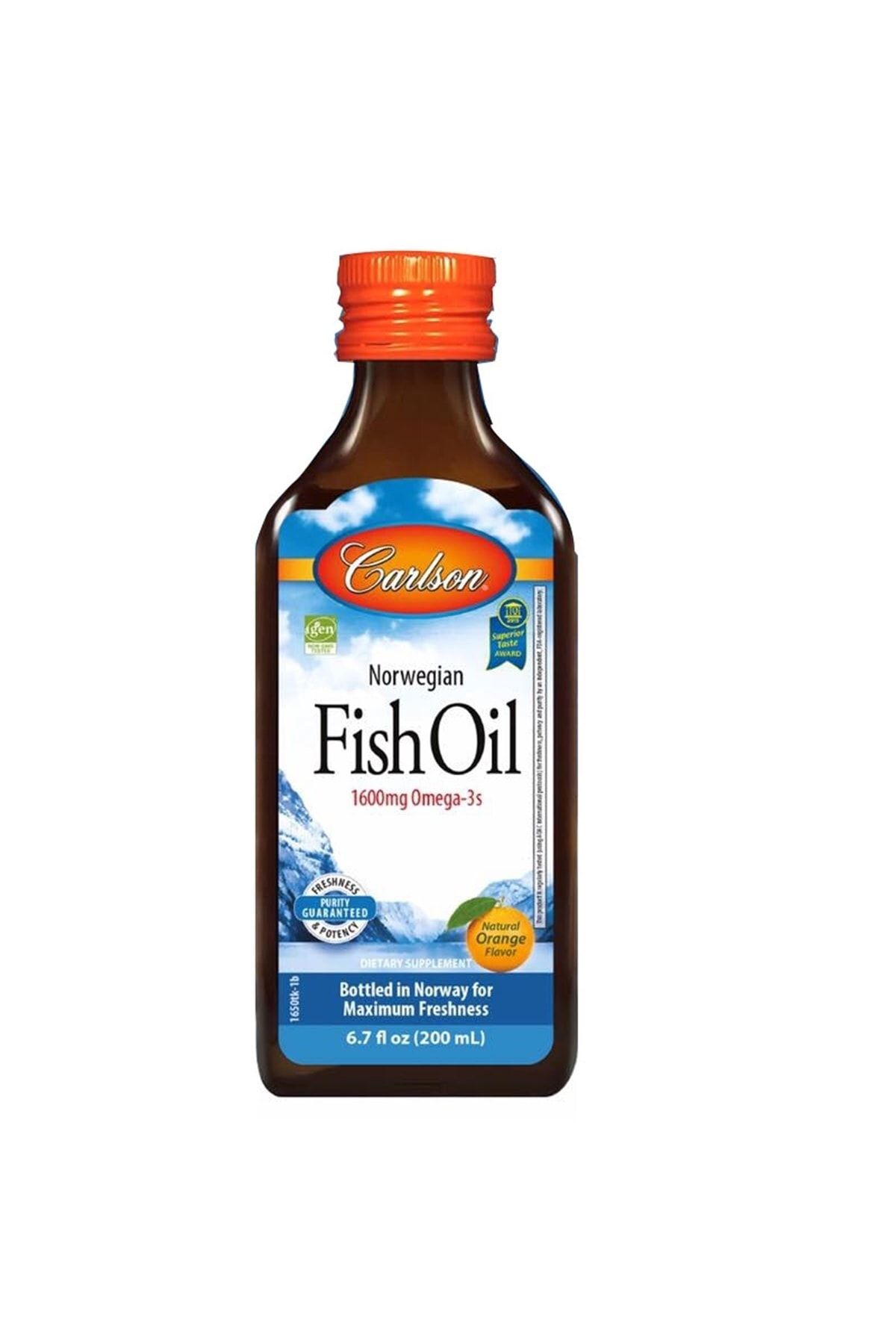 Carlson Portakal Balık Yağı Şurubu 200 ml