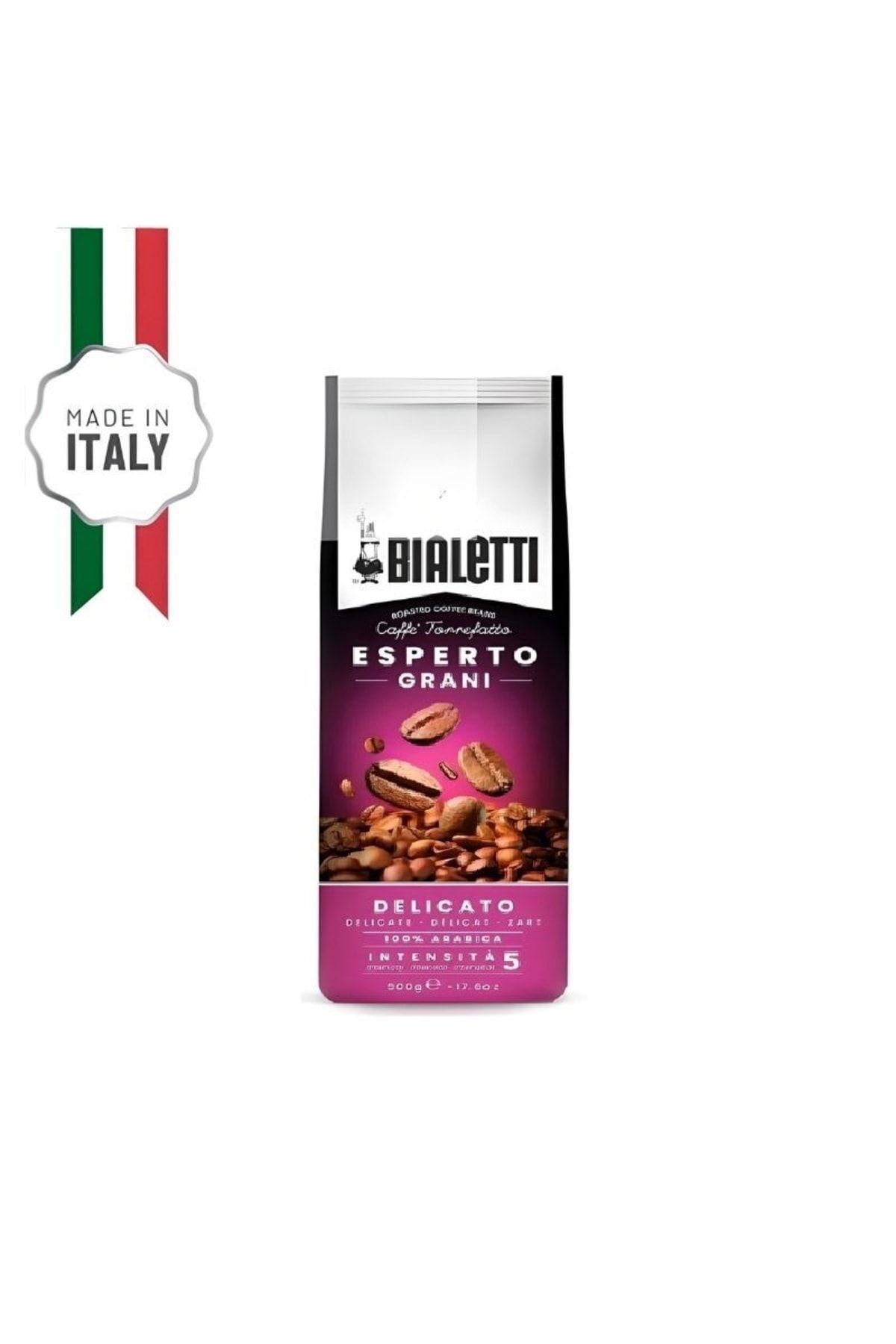 Bialetti Delicato Yumuşak Içimli Çiçekler Ve Kuru Meyve Aromalı Çekirdek Filtre Kahve 500g