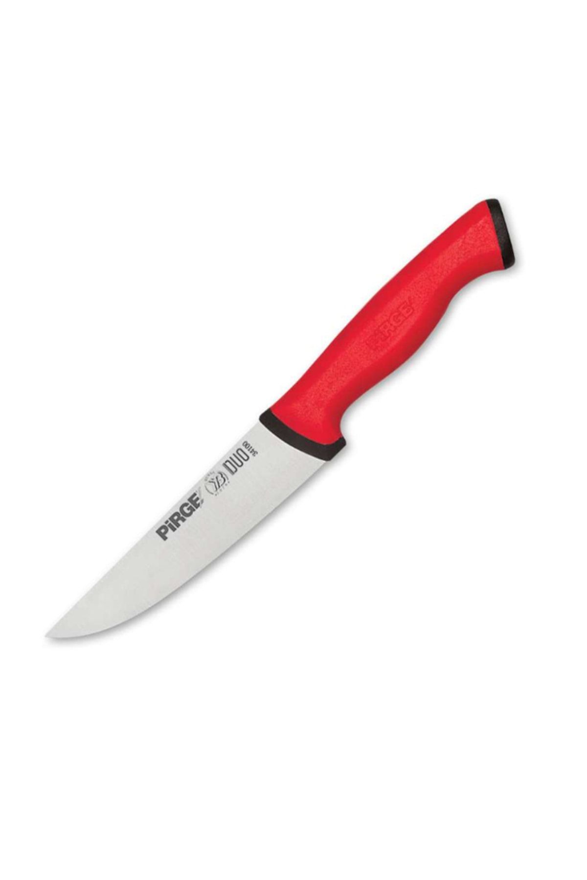 Pirge Duo Et Bıçağı - Kırmızı - 12,5 Cm
