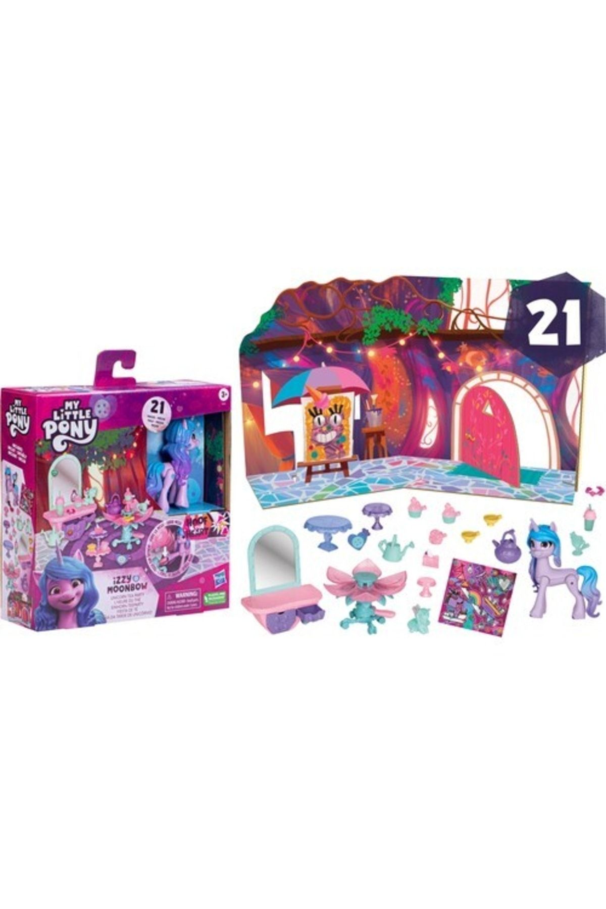 Hasbro My Little Pony Izzy Moonbow Unıcorn Çay Partisi F6112 Lisanslı Ürün