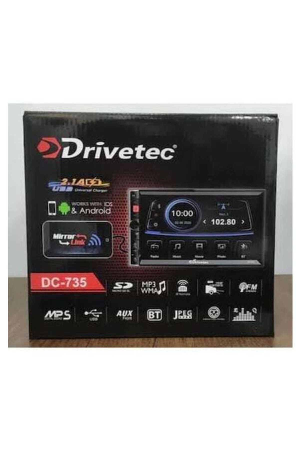 Drivetec Dc-735 7 Inç Çi?ft Usbli? Double Teyp + Kamera Xv Sound