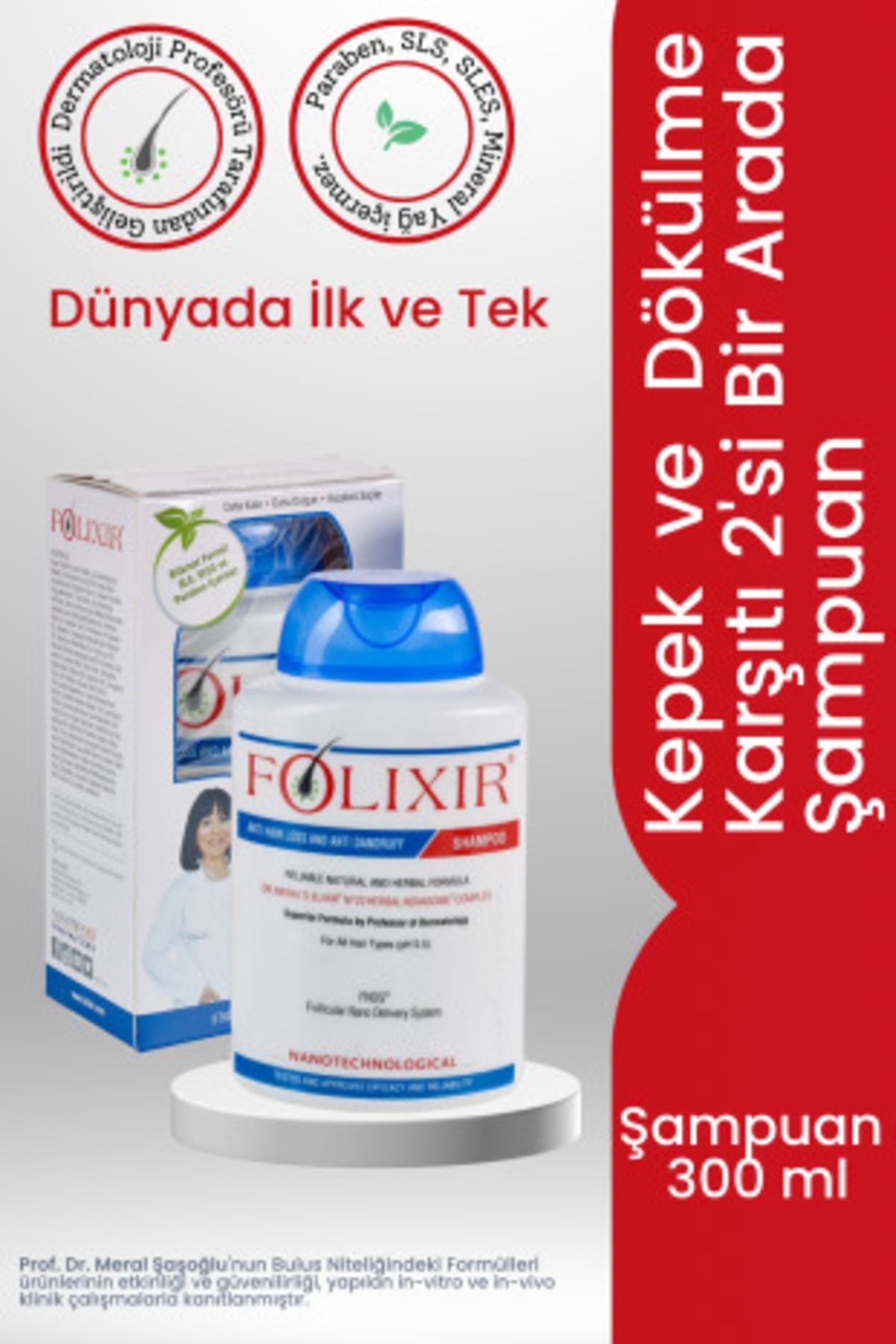 Folixir Saç Dökülmesi Ve Kepeğe Karşı Şampuan 300 Ml