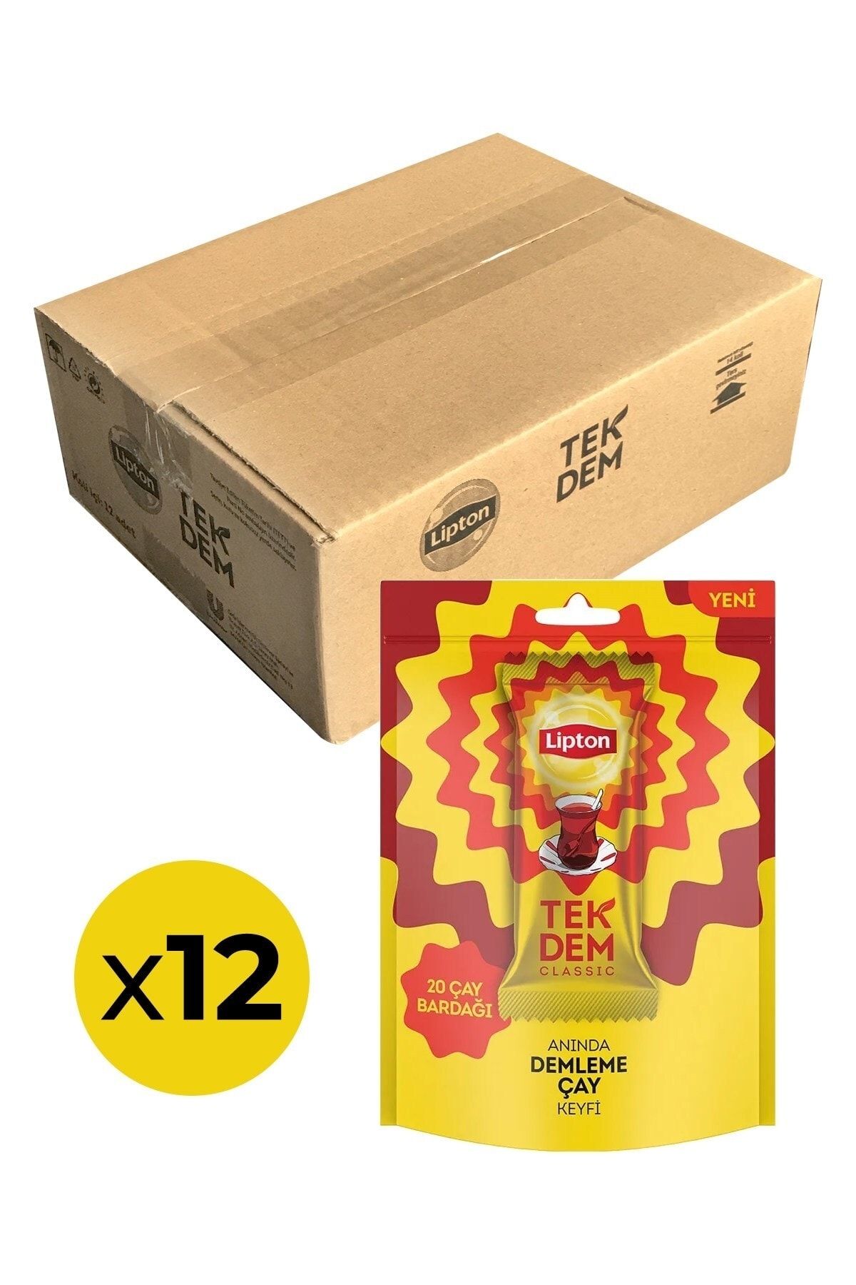 Lipton Anında Çay Tek Dem Klasik 10 Lu Paket X 12