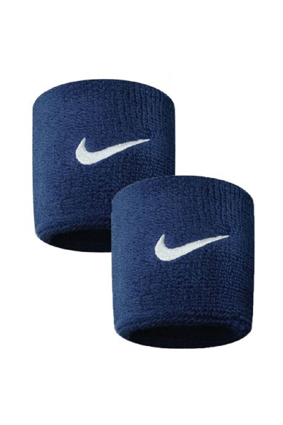 Nike Swoosh Wristbands 2 Unisex Lacivert Antrenman Havlu Bileklik N.nn.04.416.os