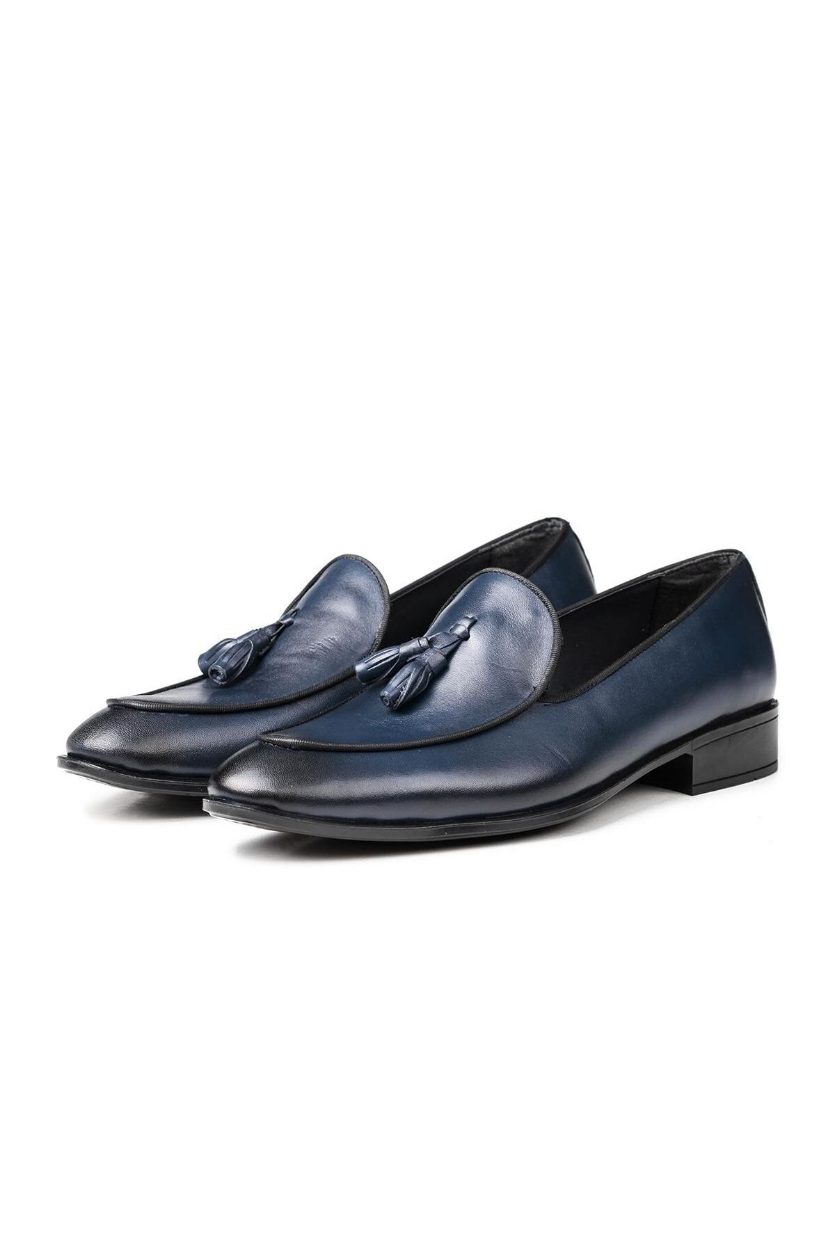 Ducavelli Smug Hakiki Deri Erkek Klasik Ayakkabı, Loafer Klasik Ayakkabı, Makosen Ayakkabı