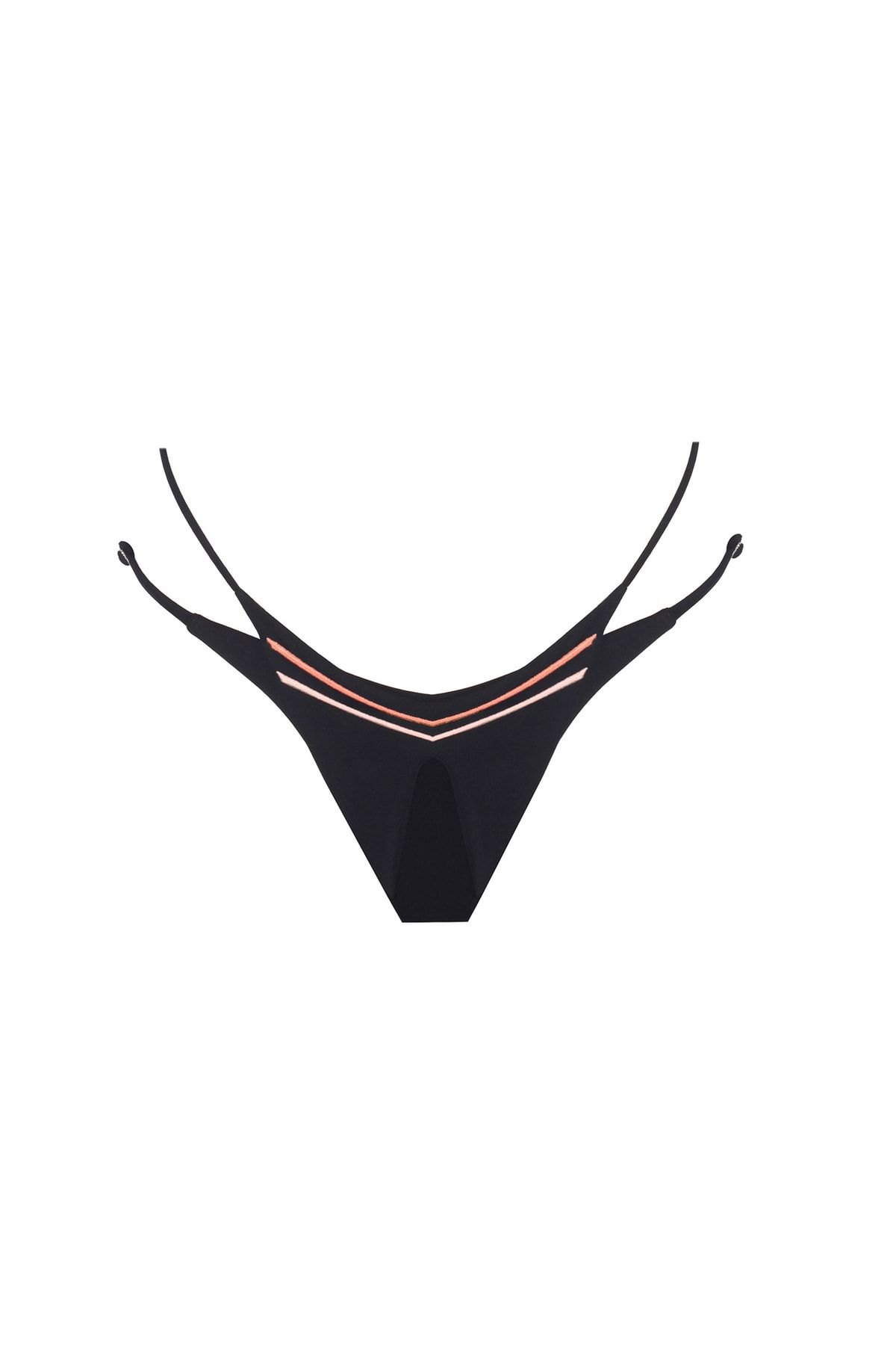 Monument Swimwear Pheme - Bikini Altı - Siyah Mat Bakır