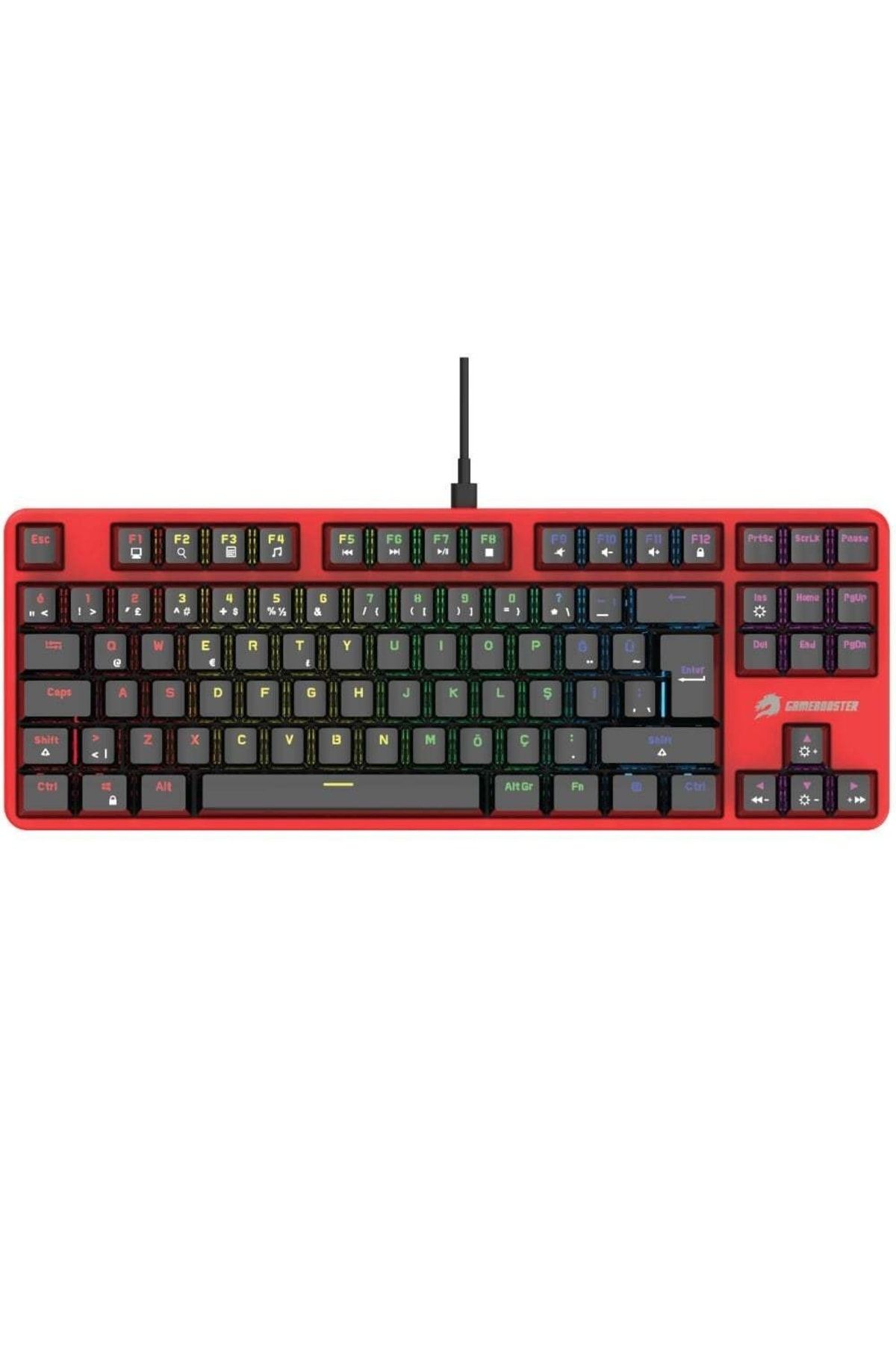 Gamebooster Gm06b Plus Rainbow Outemu Red Switch Mekanik Tkl Oyuncu Klavyesi