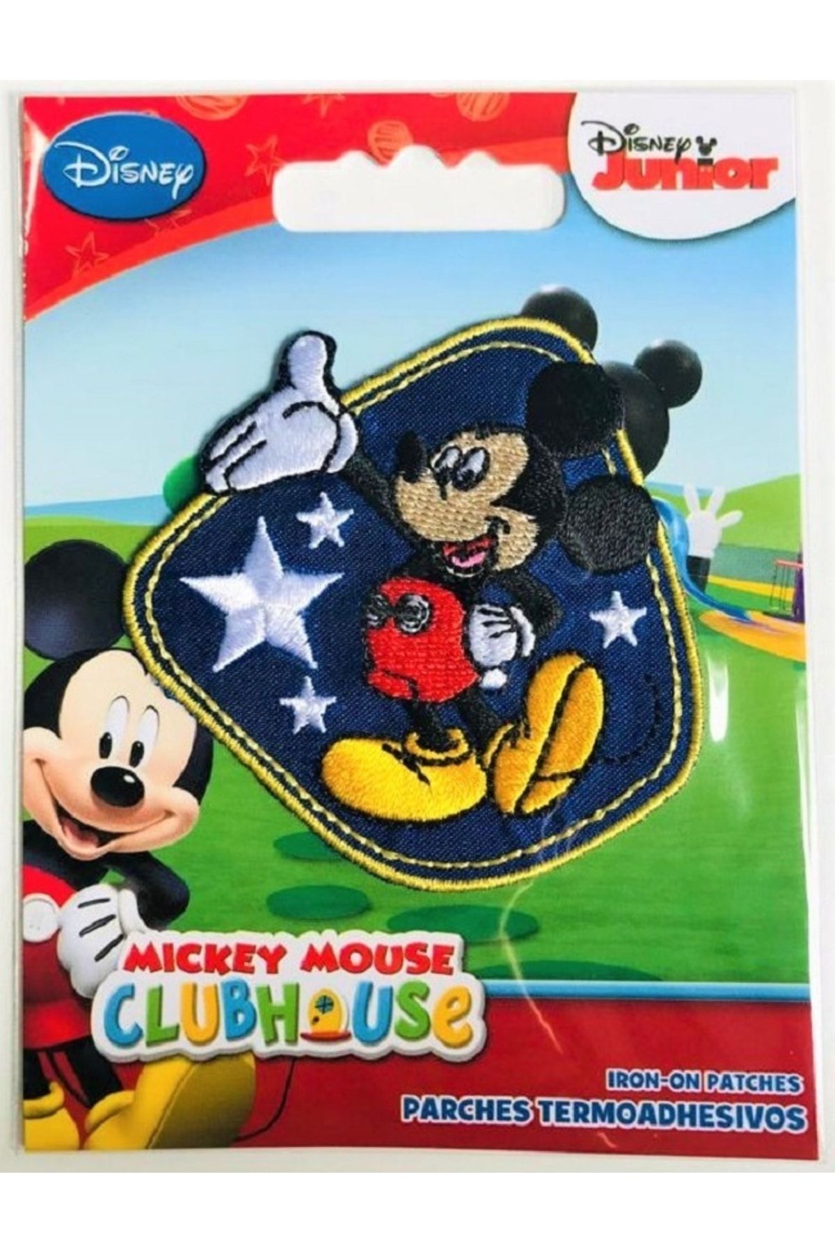 DİSNEY Ütü Ile Yapışan Dokuma Arma - Patch - Yama Miki Mouse Karakteri 8 (orjinal Lisanslı Ürün)