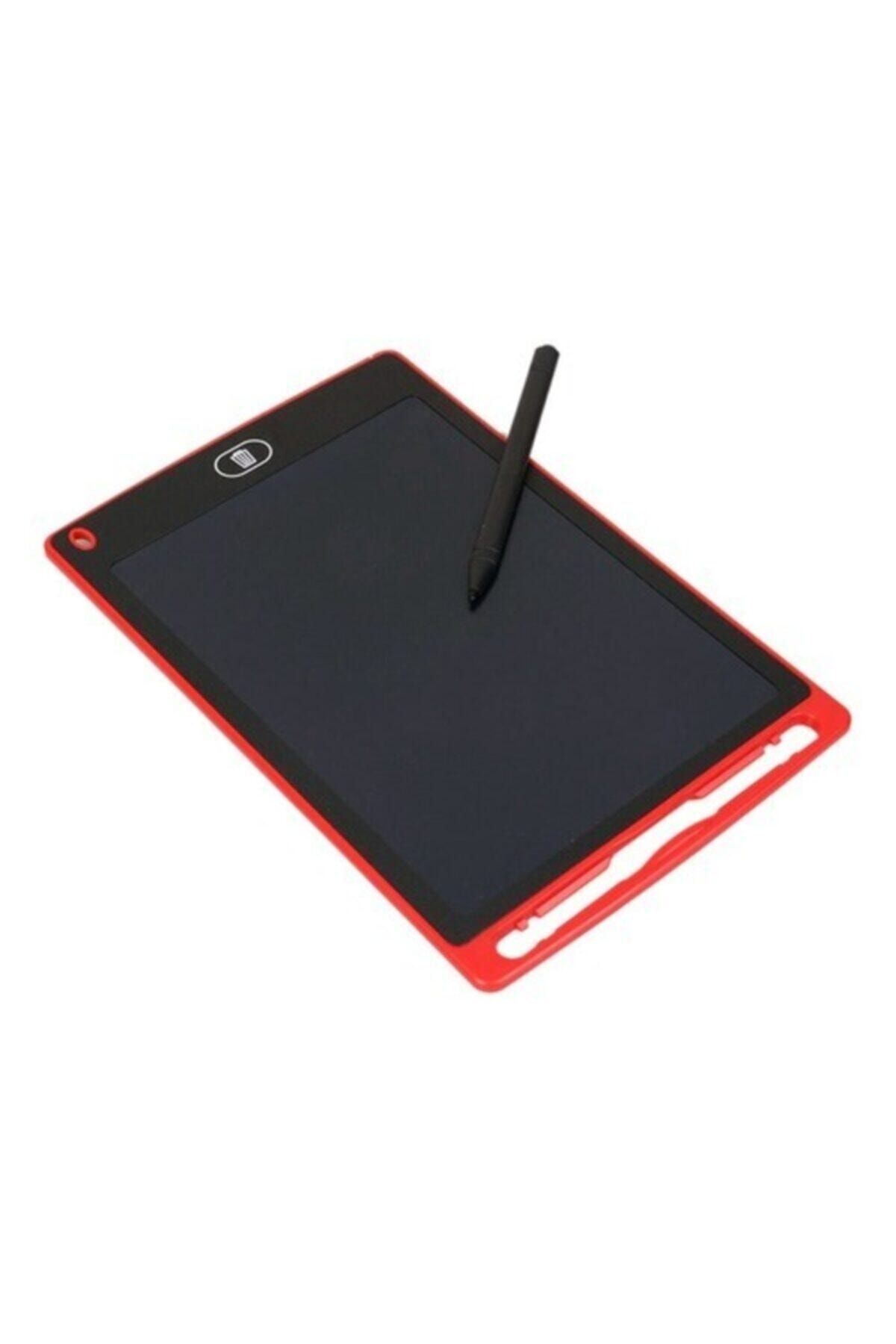 Mi7a Writing Tablet Lcd 8.5 Inç Dijital Kalemli Çizim Yazı Tahtası Kırmızı