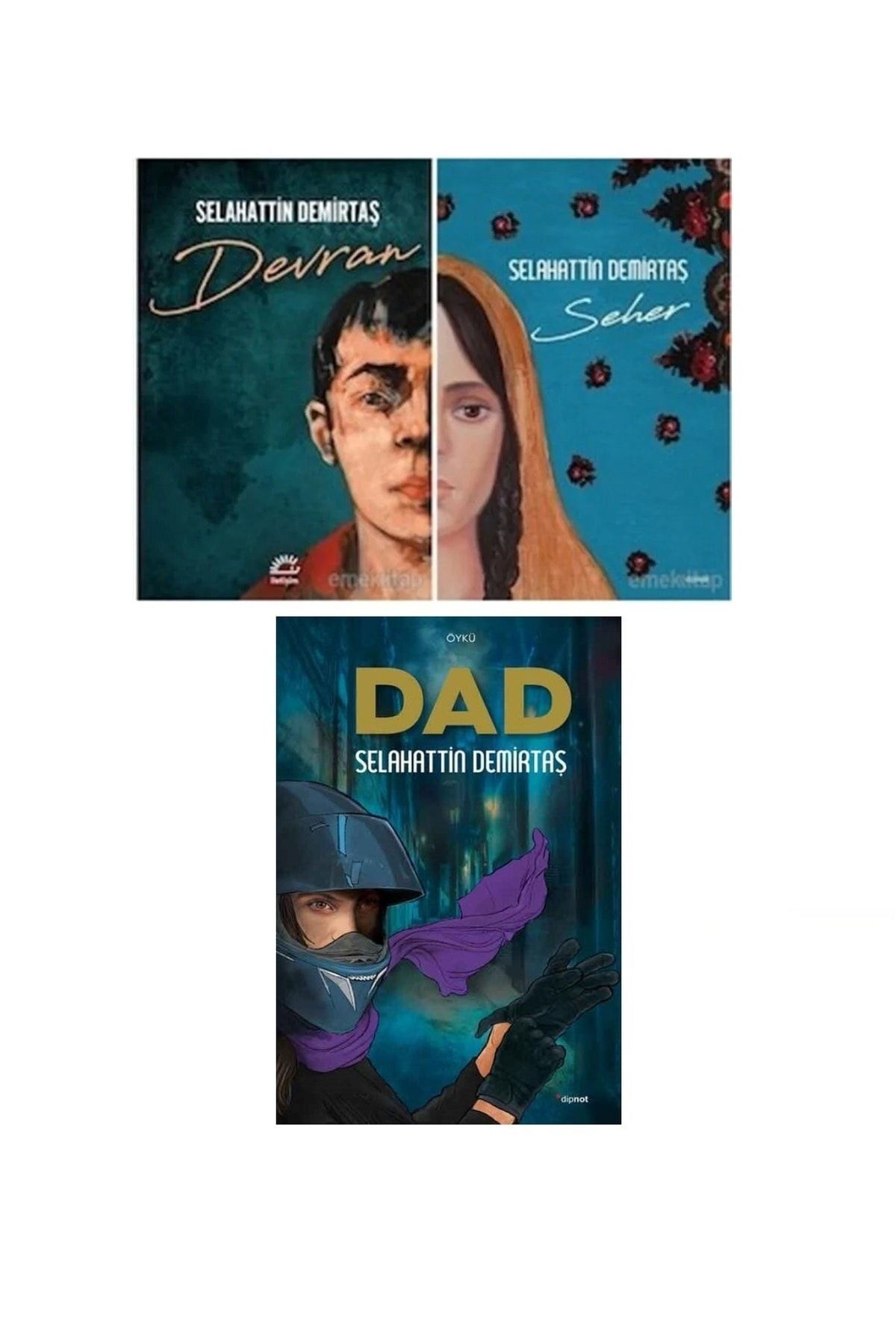 Dipnot Dad - Seher - Devran / Orjinal Kitap - 3 Kitap Set - Selahattin Demirtaş