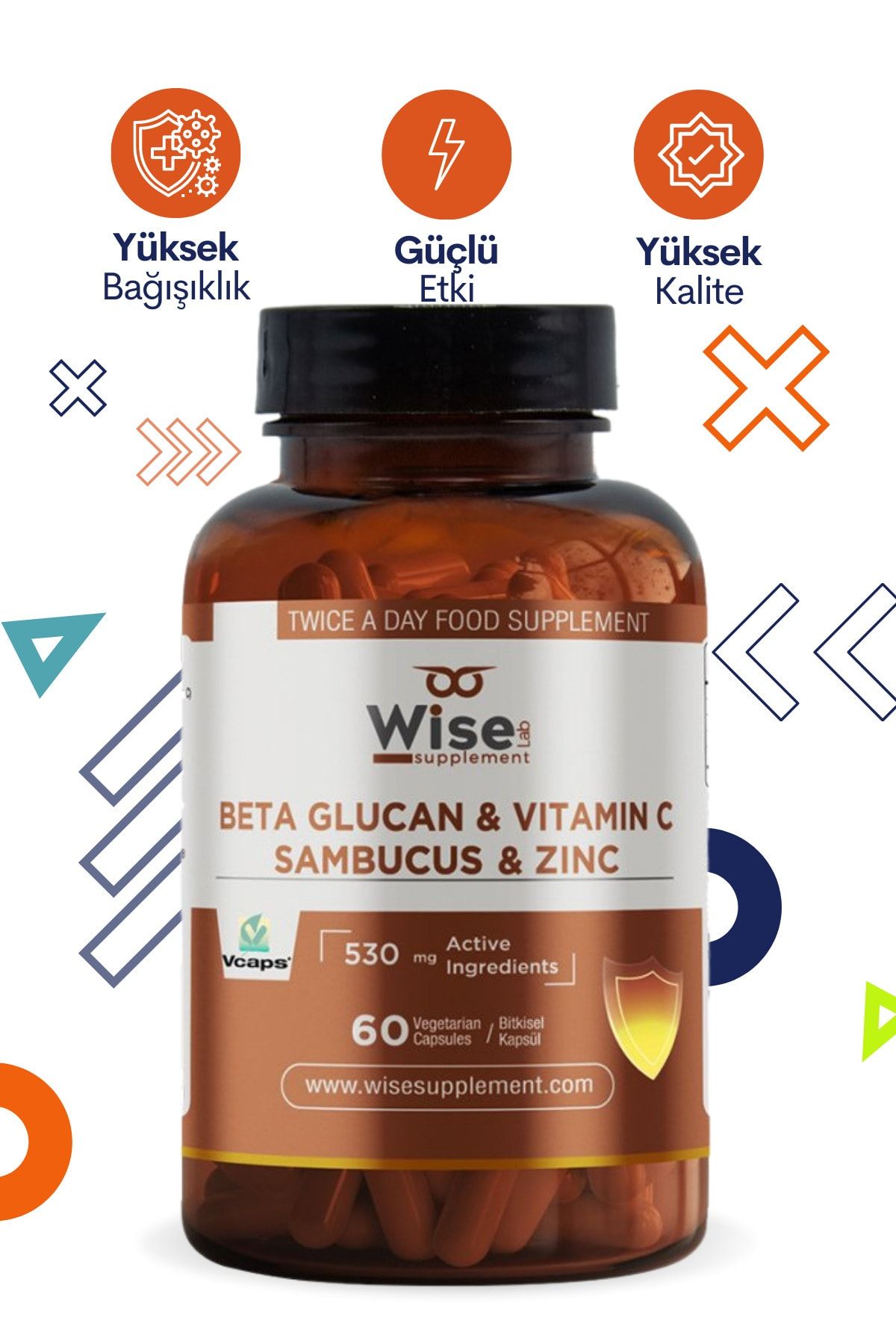 WiseLab Supplement Beta Glukan Ve Kara Mürver