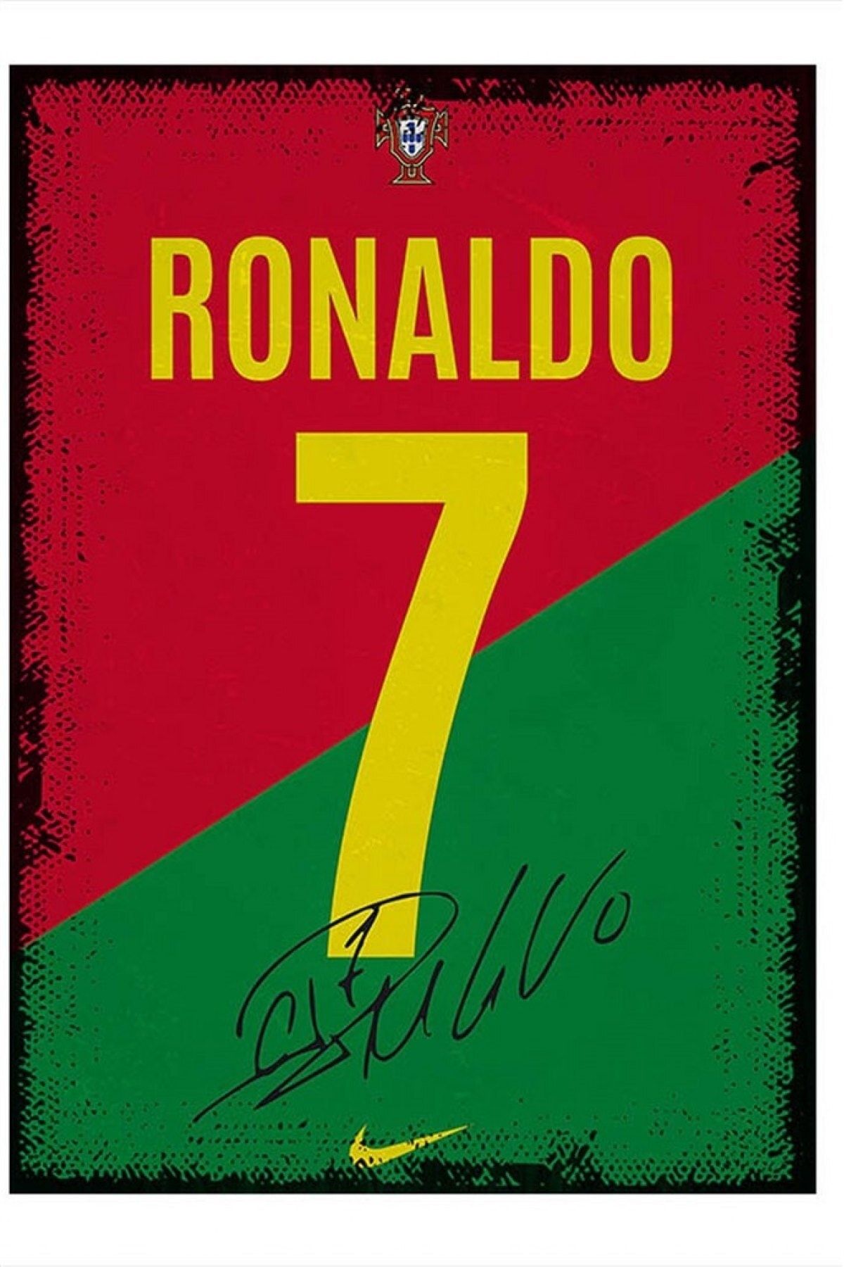 ekart Cristiano Ronaldo Futbol Art Mdf Poster 15cmx 22cm