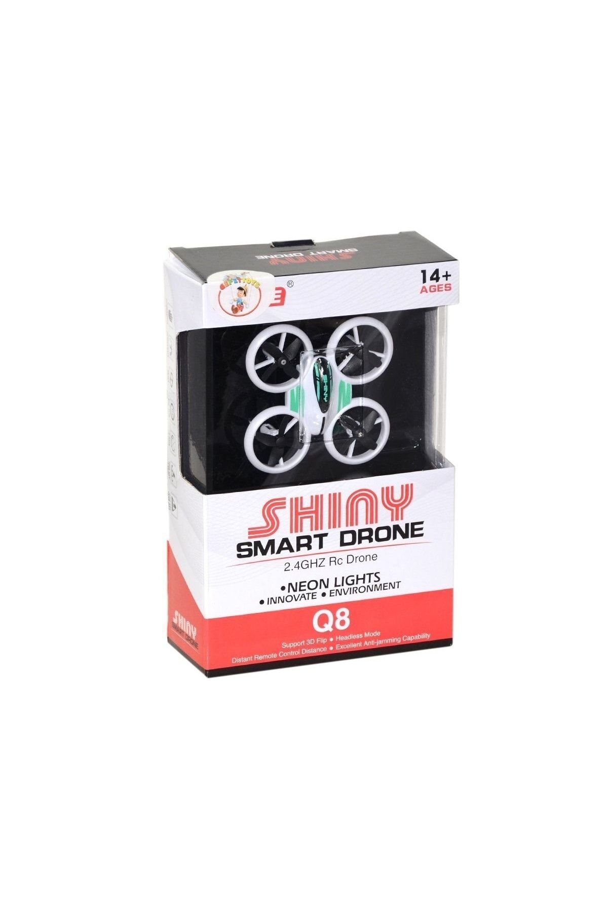 SAFE GROUP Q8 Mini Işıklı Neon Drone -gepettoys