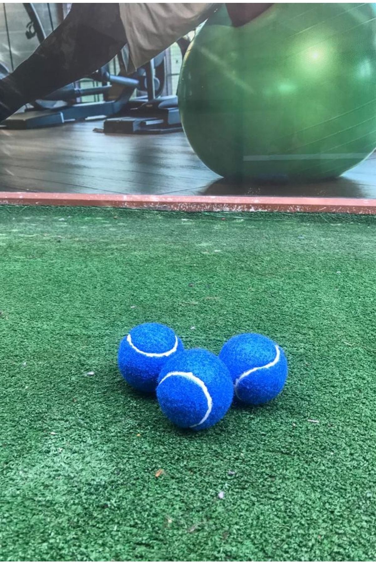 Buffer 3 Adet Antrenman Tenis Topu Mavi