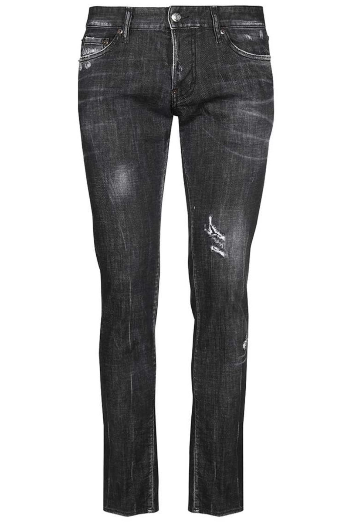DSquared2 Distressed Straight Leg Jeans