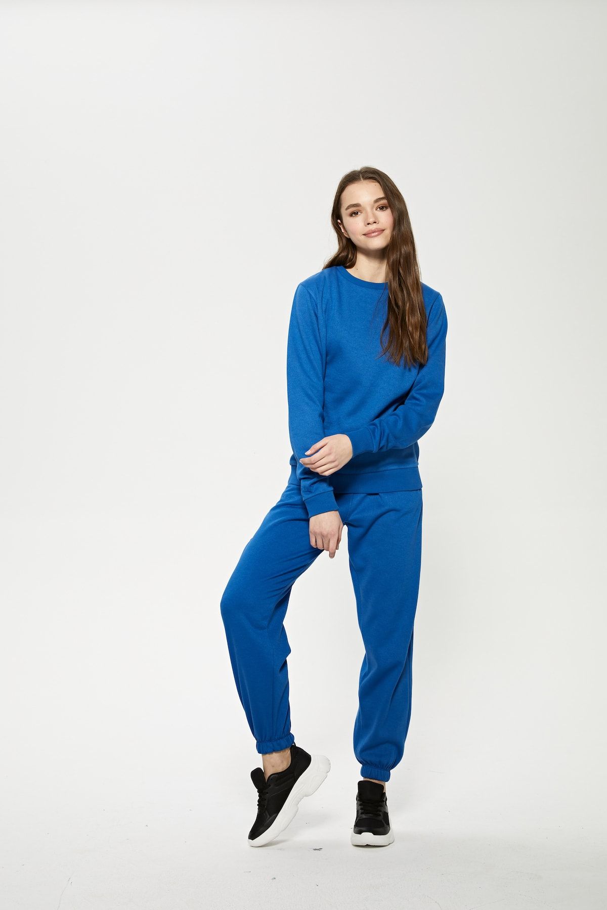 Eoselio Recycled Premium Quality High-waisted Jogger Ear-01 Ocean