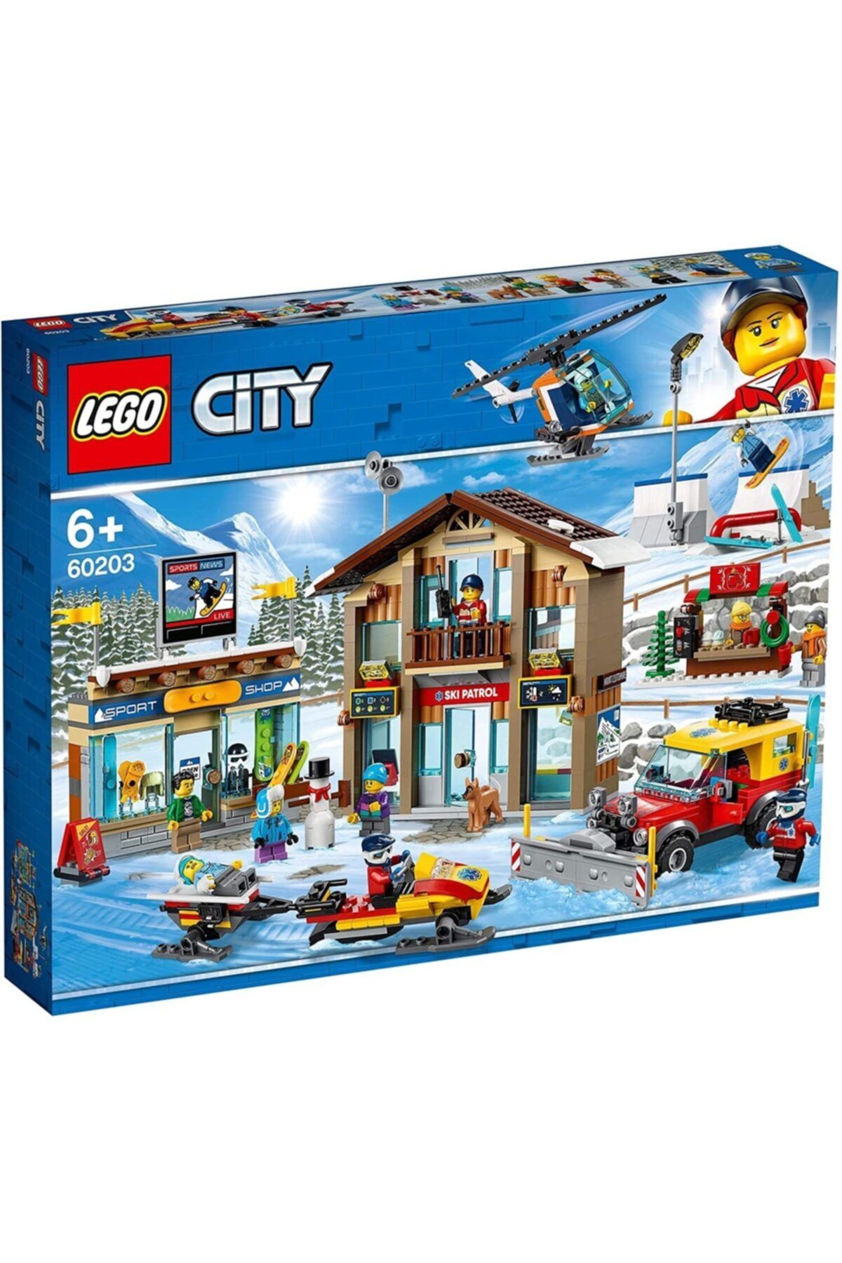 LEGO Lsc60203 Cıty-city Kayak Merkezi /city /806 Pcs /+6 Yaş
