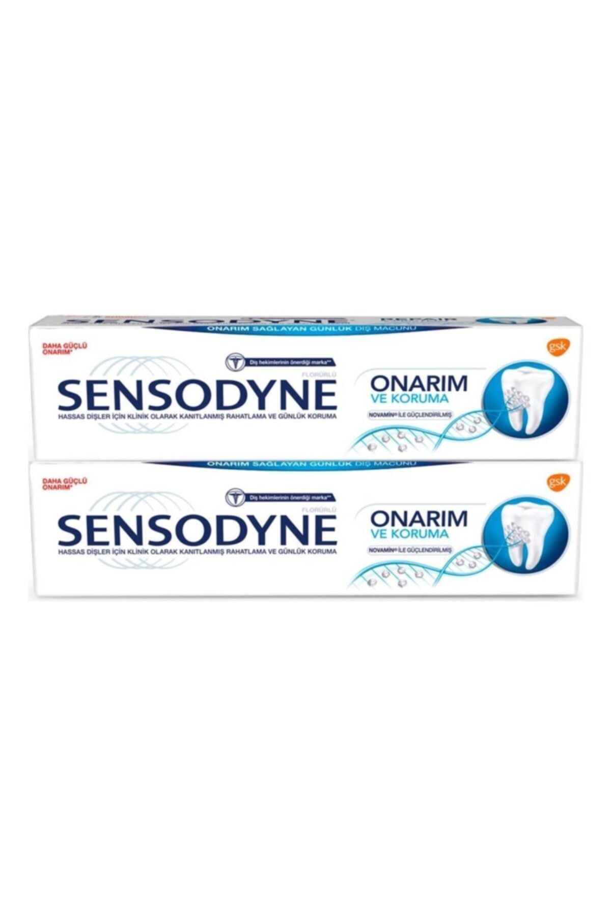 Sensodyne Onarim Ve Koruma Ekstra Ferahlik Diş Macunu 75ml X 2 Adet