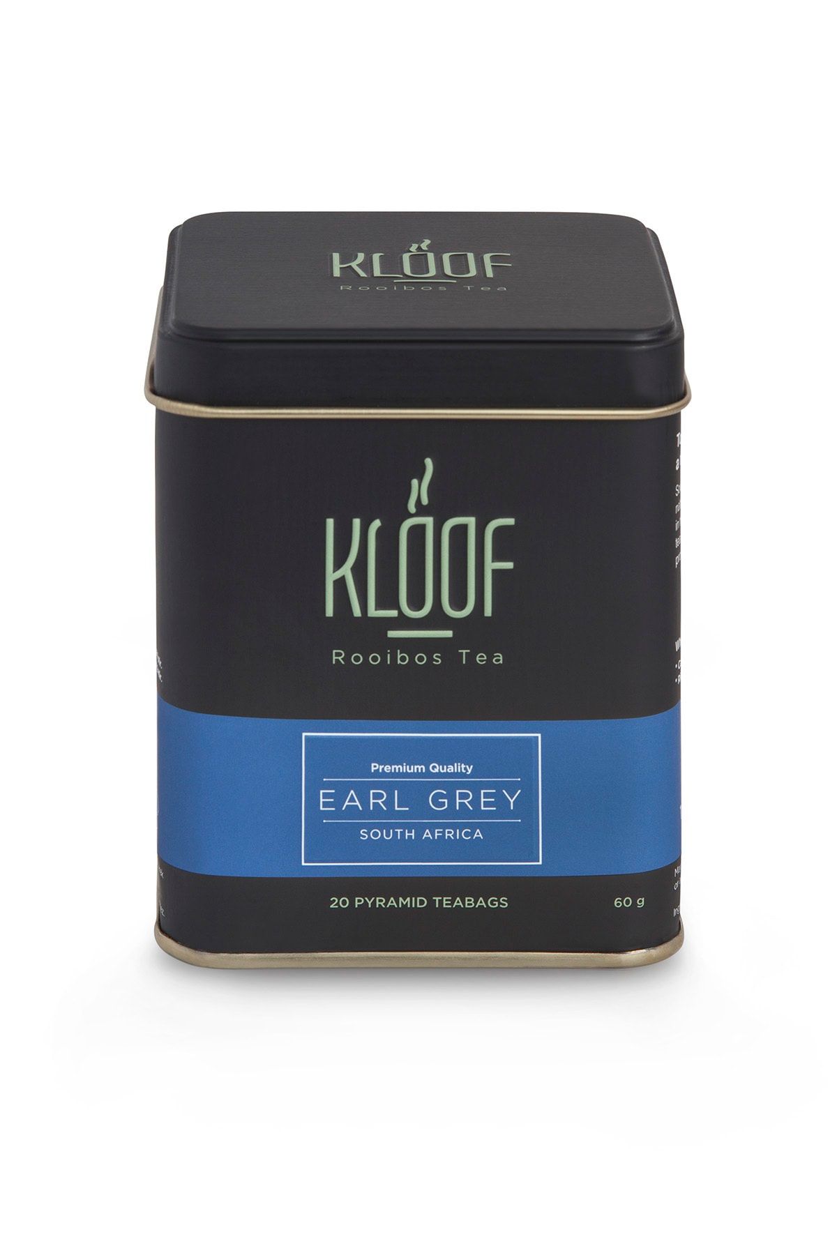 KLOOF Rooibos Tea Earl Grey-bergamut Aromalı Roybos Çayı 20’li Biodegradable Piramit Poşet 60 gr