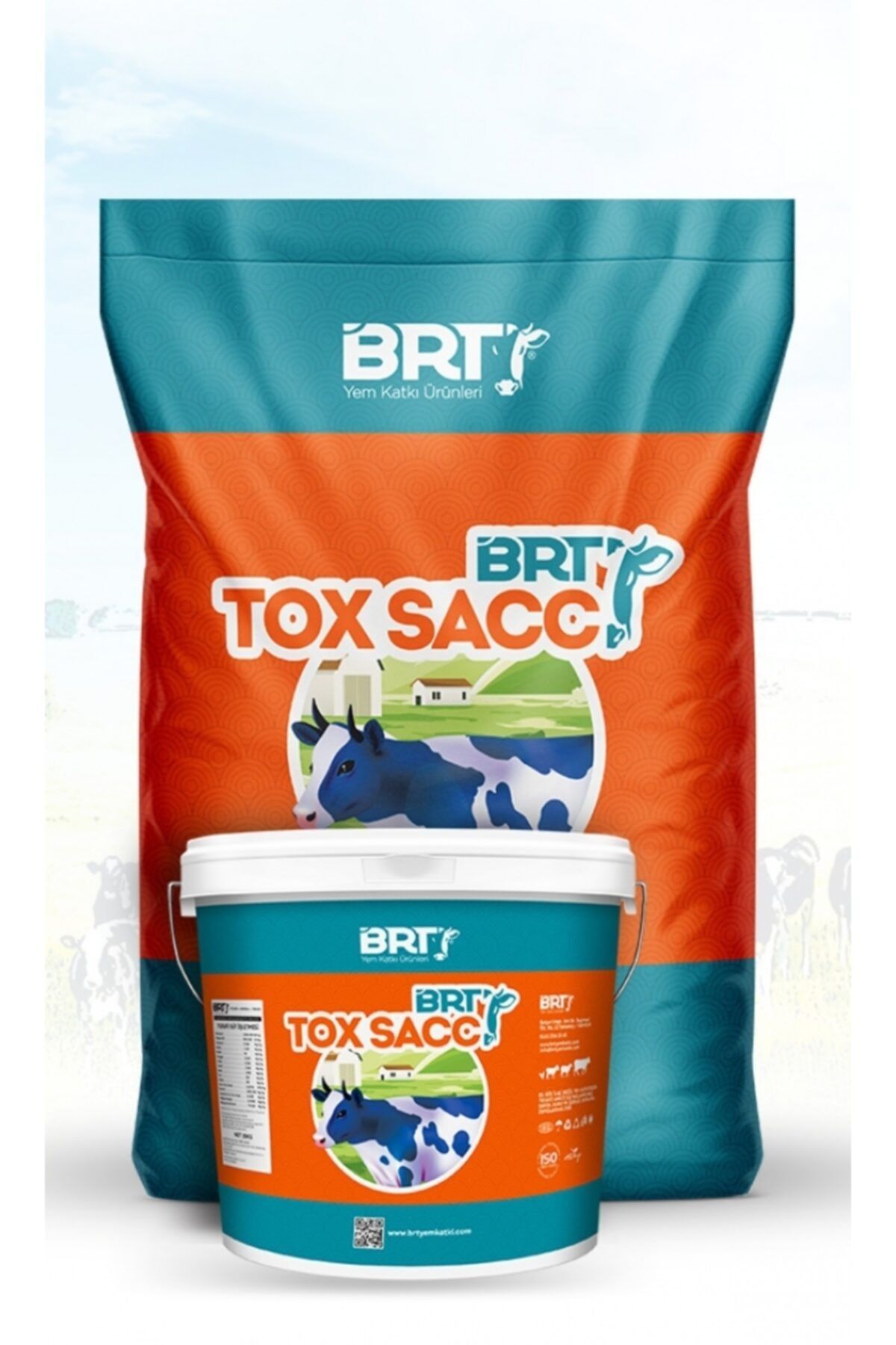 BRT FAMILY Brt Tox Sacc Hayvan Yem Katkısı Vitamin Mineral Toksin Bağlayıcı 5kg