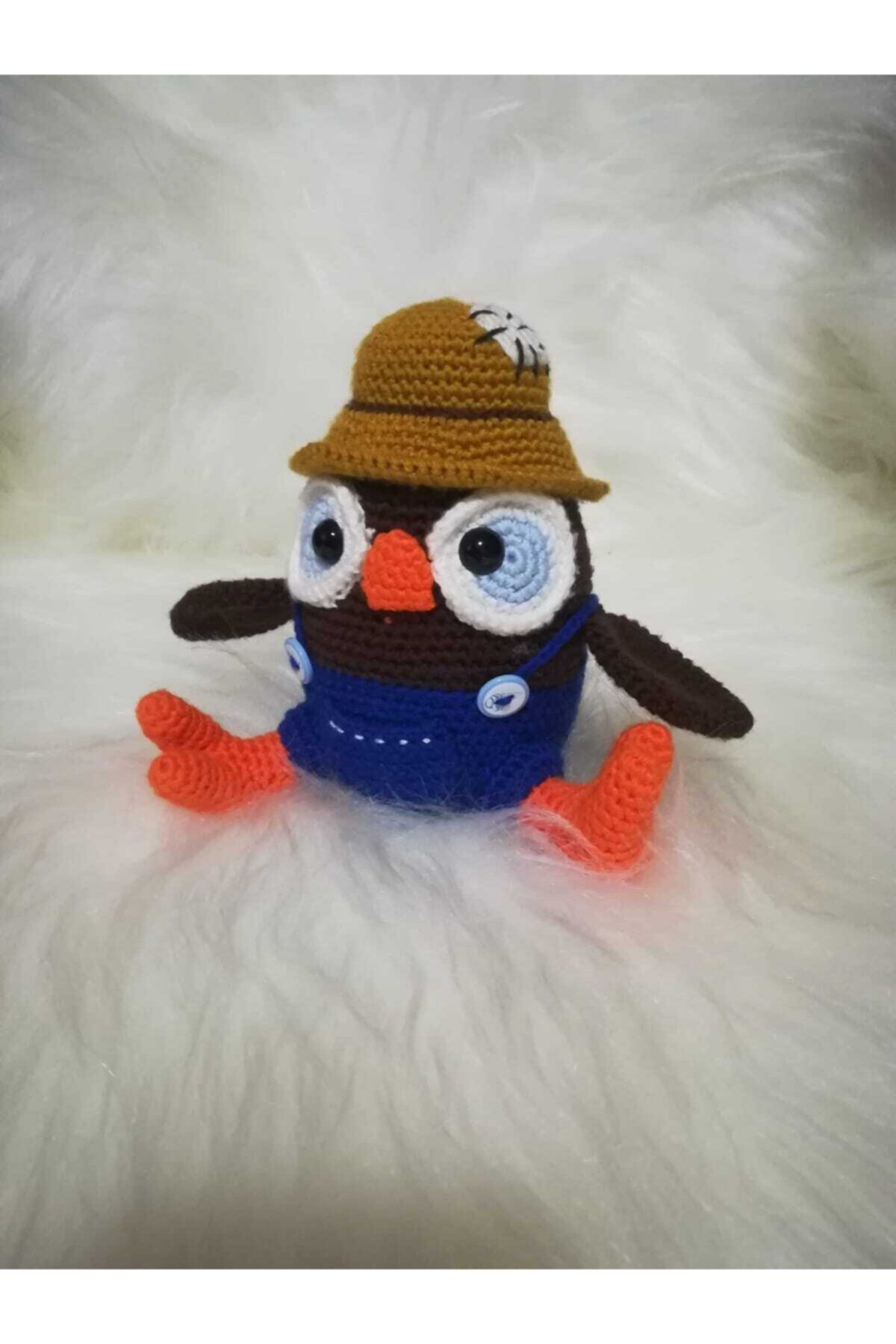 OYUNCAKPARK Yamalı Baykuş Amigurumi Organik Oyuncak