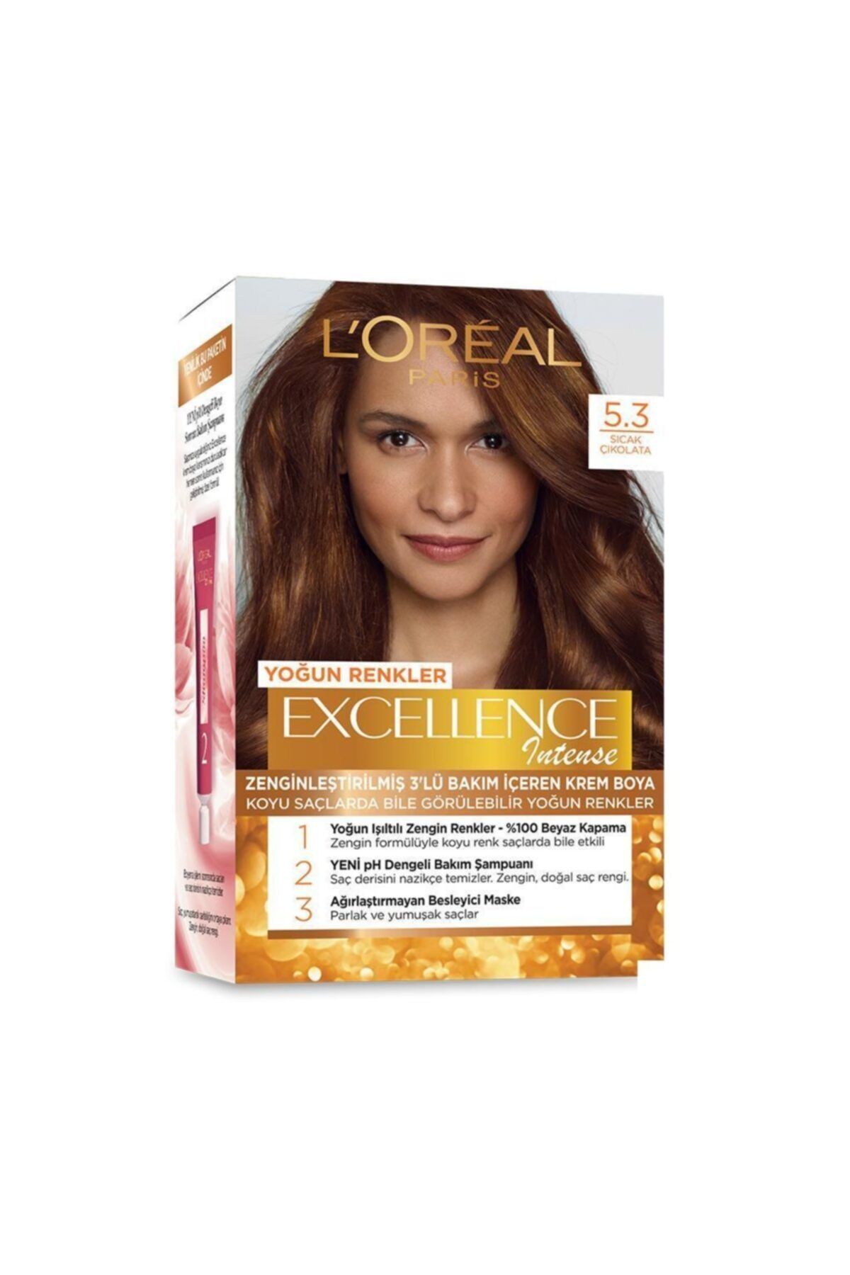 L'Oreal Paris Excellence Intense 5.3 Sıcak Çikolata Saç Boyası