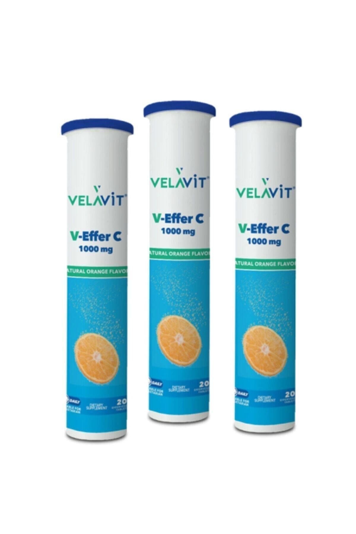 Velavit V-effer C 1000 mg 3 Kutulu Avantajlı Paket