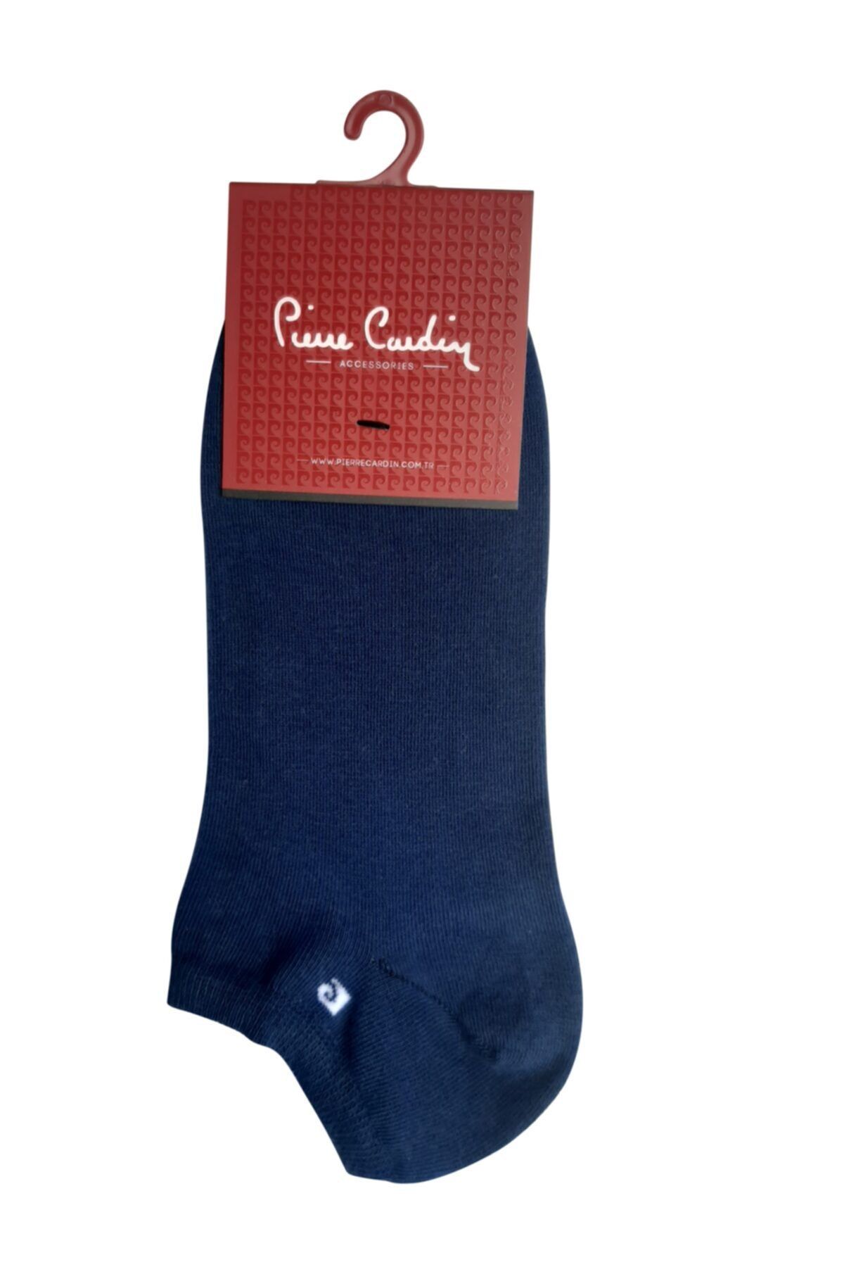 Pierre Cardin Düz Pamuk Patik Çorap Lacivert