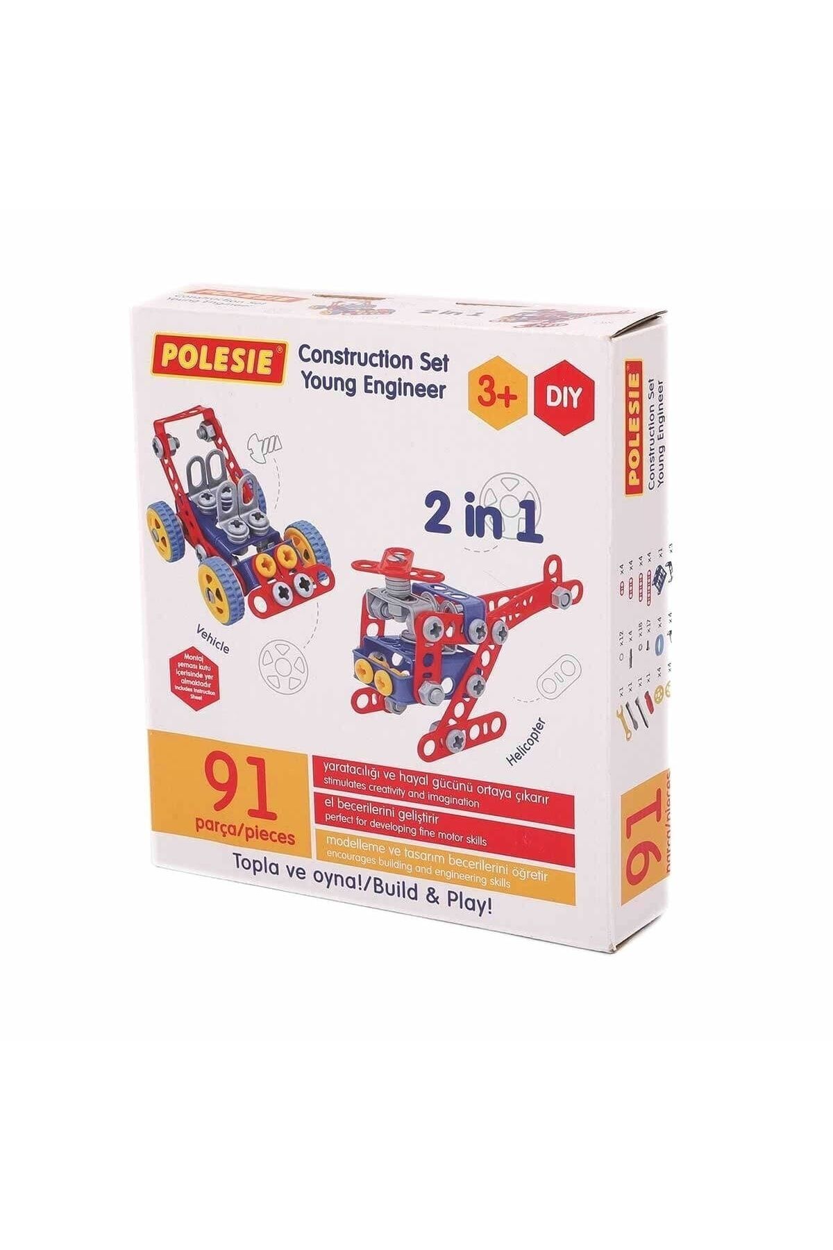 Polesie 72986 Tasarım Seti (mucit), 91 Pcs (box)