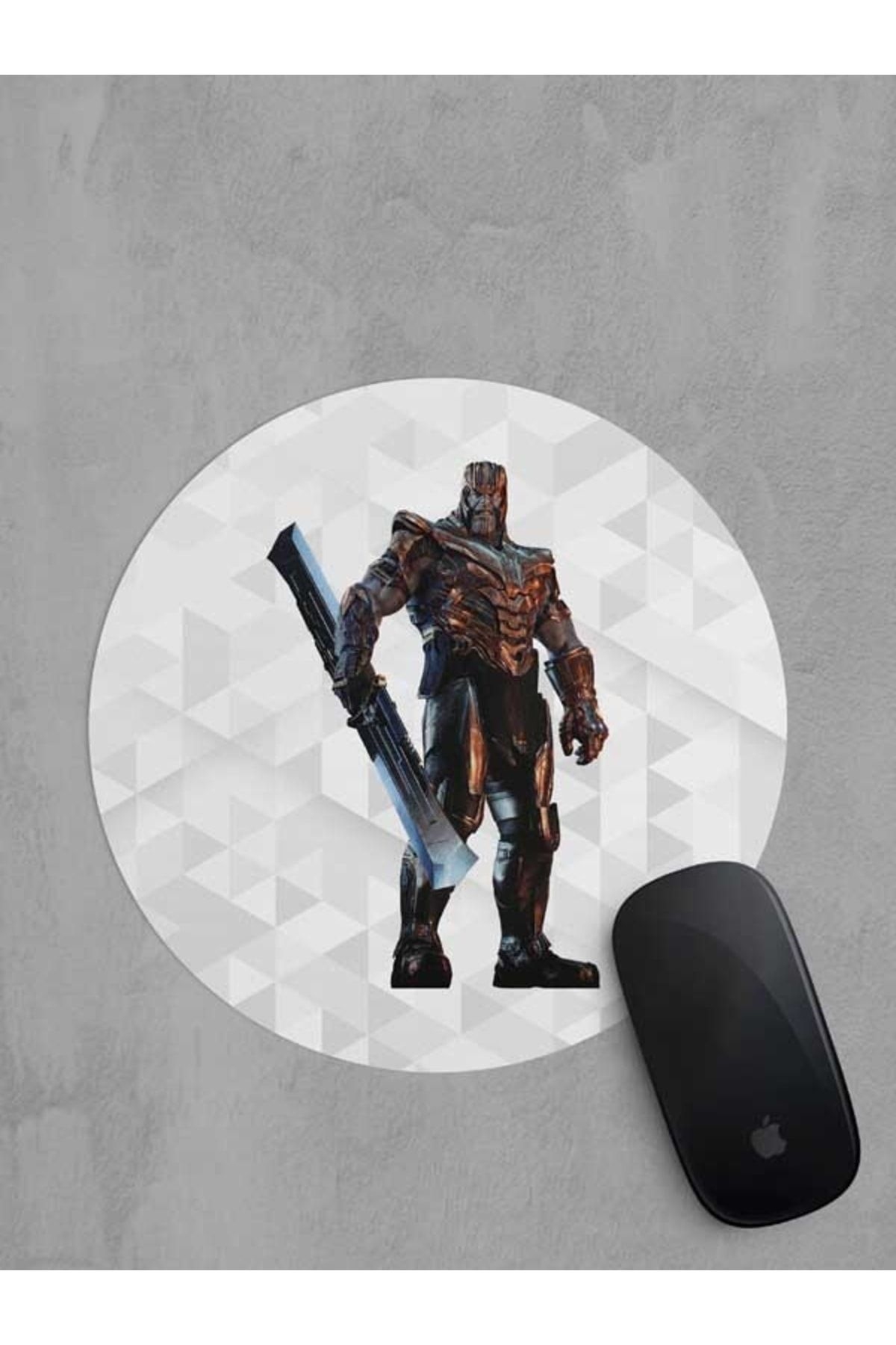 Panorama Ajans Thanos Zırh Kalkan Marvel Avengers Yuvarlak Mouse Pad