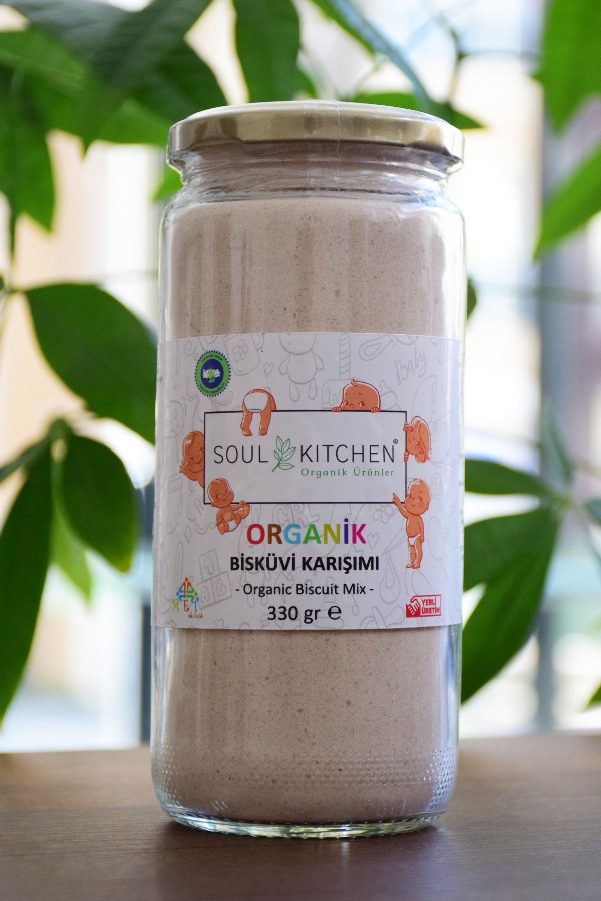 Soul Kitchen Organik Ürünler Organik Bebek Bisküvi Karışımı 330gr