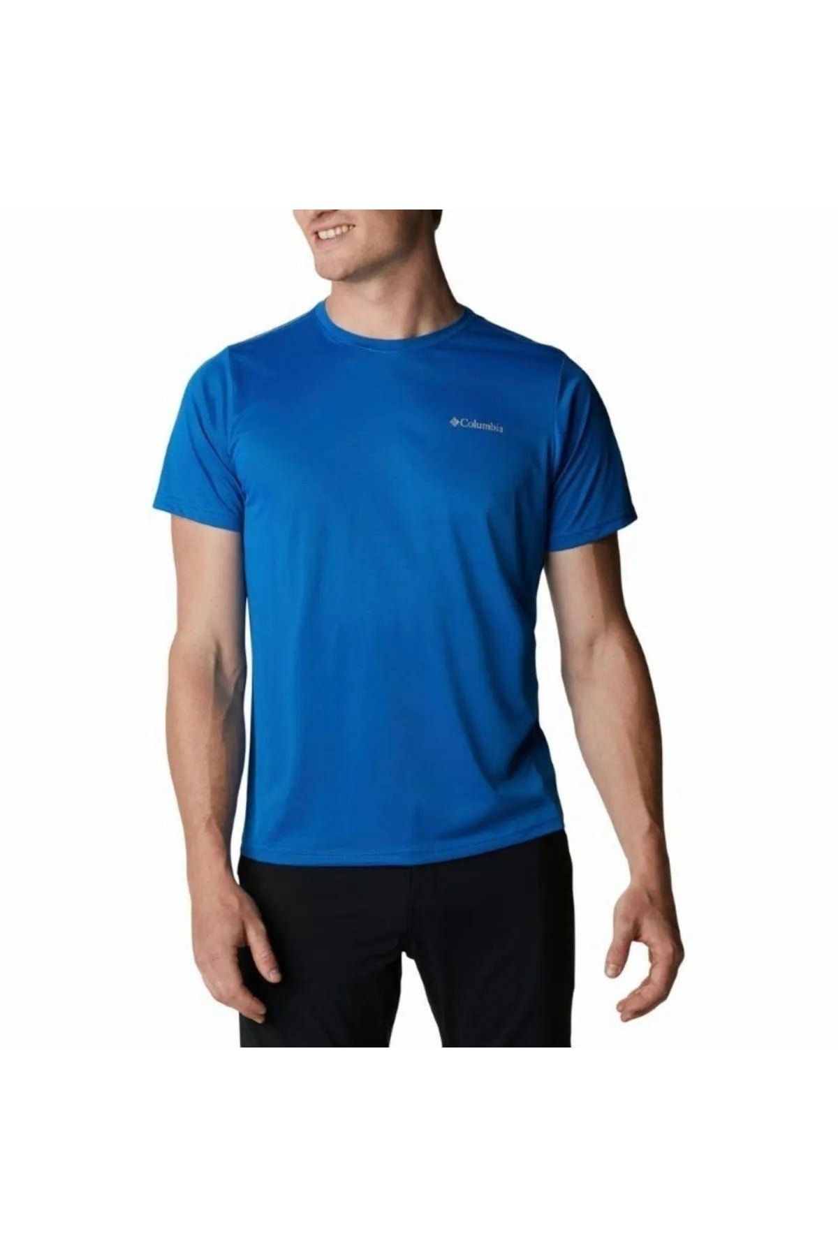 Columbia Hike™ Crew Dağ Mavisi T-shirt