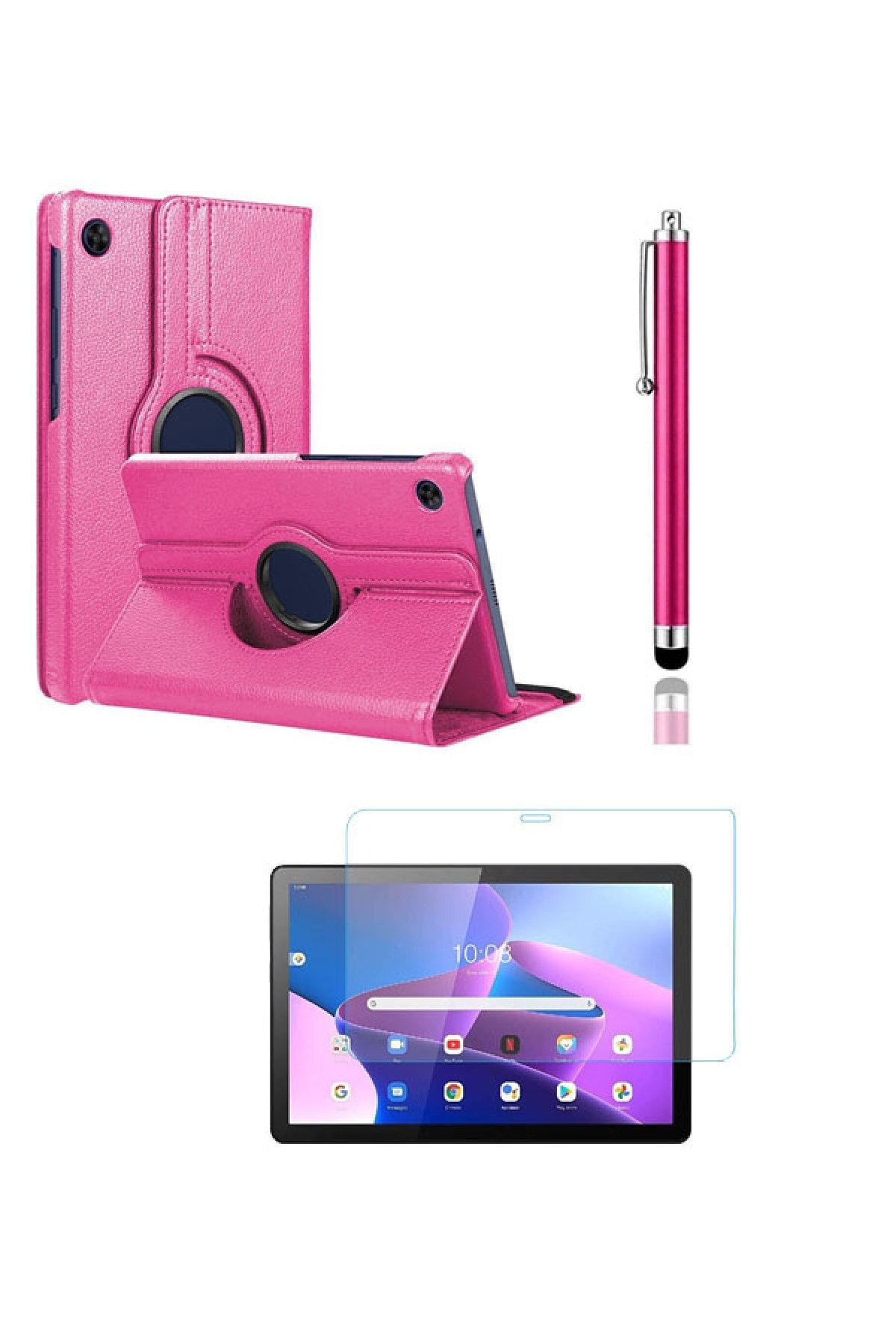 LENOVO Trendsshop Tab M10 Tb328fu Tablet Zaae0012tr Unisoc T610 Kılıf Kılıf 3lü Set