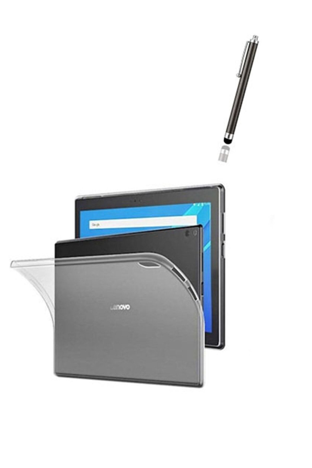 LENOVO Trendsshop Tab M10 Tb-x605fc Za4y0053tr Silikon Kılıf + Tablet Kalemi