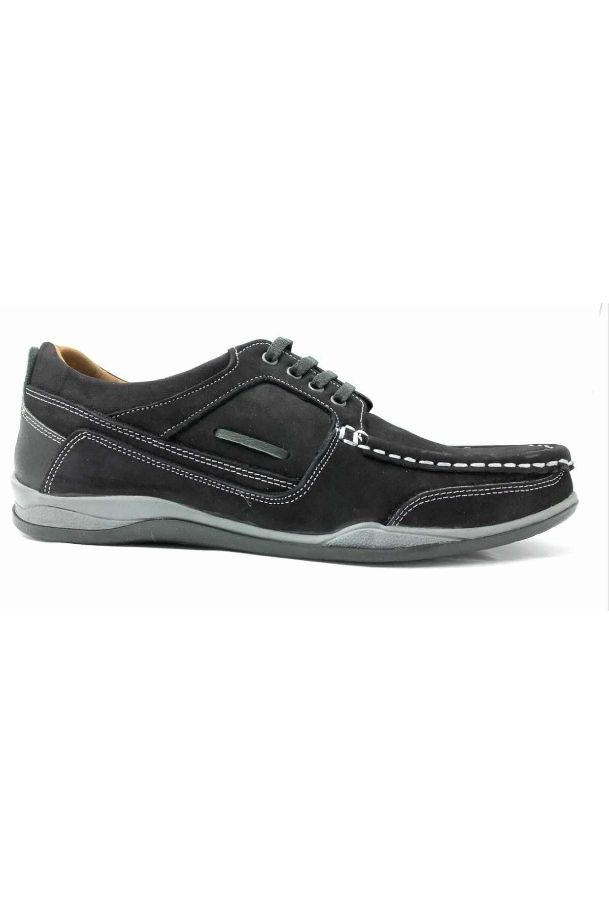 CHOPPER -cpr 22960 Siyah Erkek Deri Bağcıklı Casual Ayakkabı