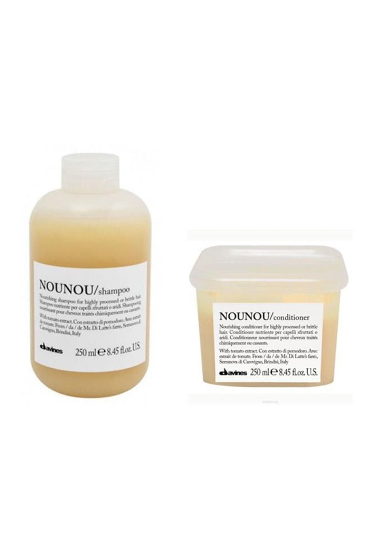 Davines D Nounou Nourishing Boyalı Saç Şampuanı 250 ml+saç Kremi 250 ml Bakım Ürünü