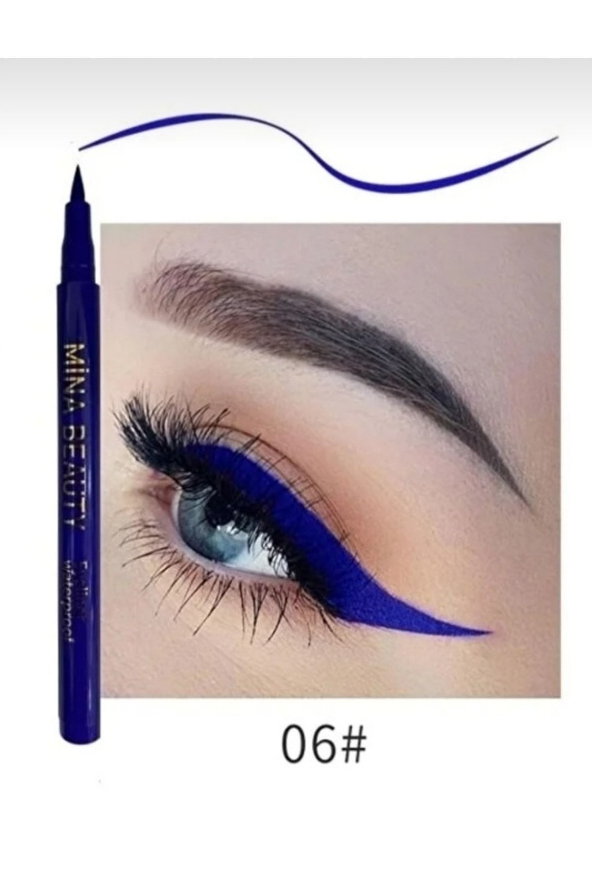 Be Best Kadın Koyu Mavi Renkli Eyeliner