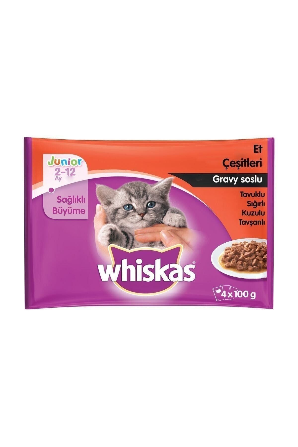 Whiskas Pouch Junior 4'lü Paket