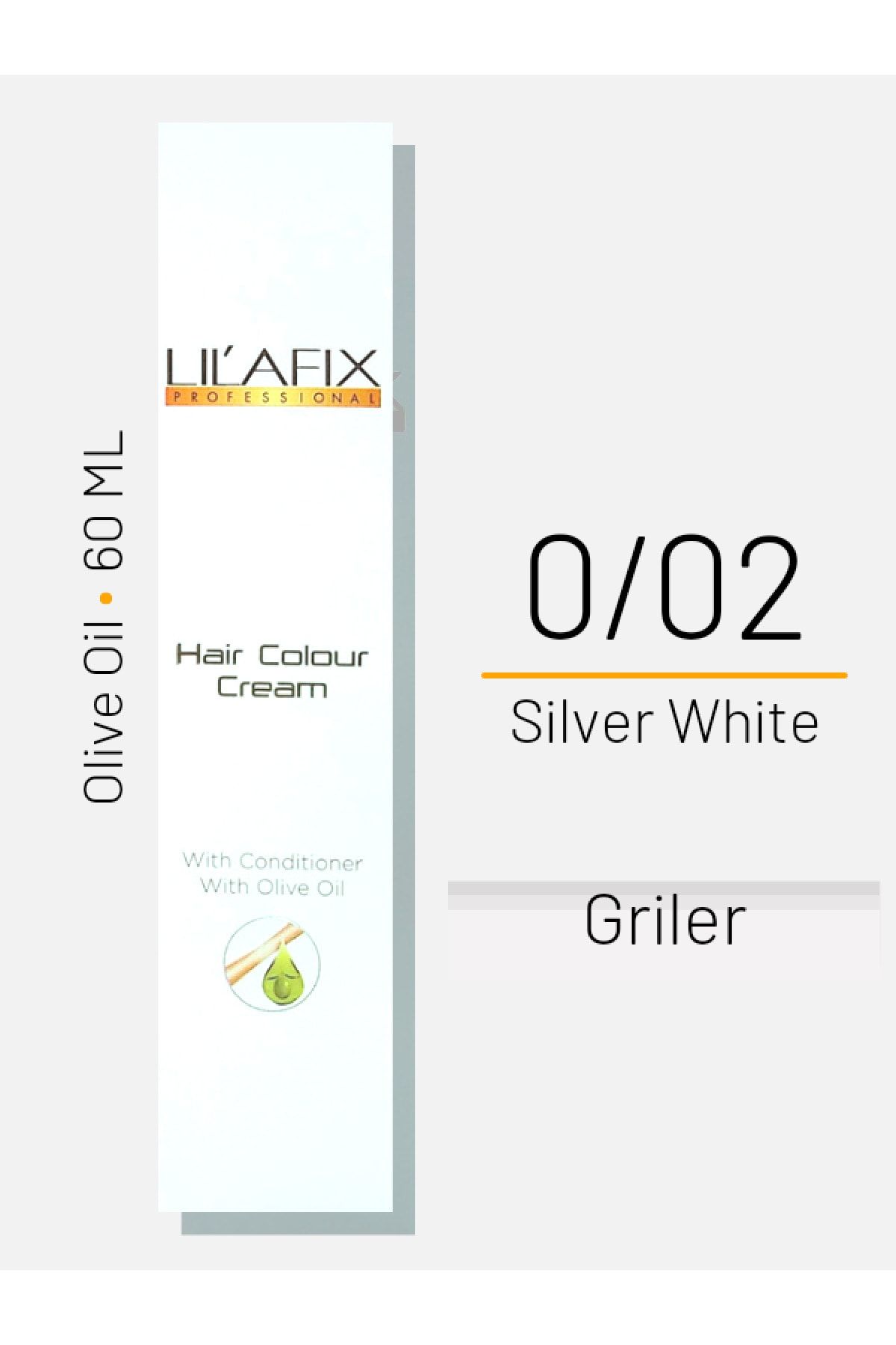 Lilafix Saç Boyası No 0/02 Silver White 60ml