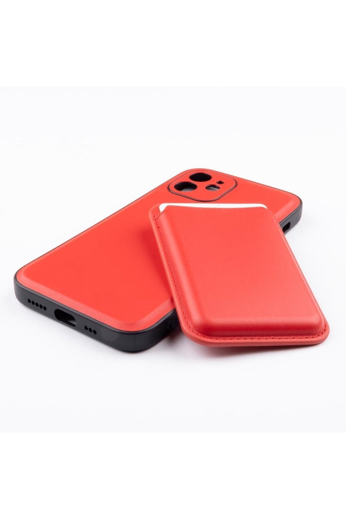 Jopus Iphone 12 Js-275 Gravity Cüzdanli Silikon Kılıf Kırmızı