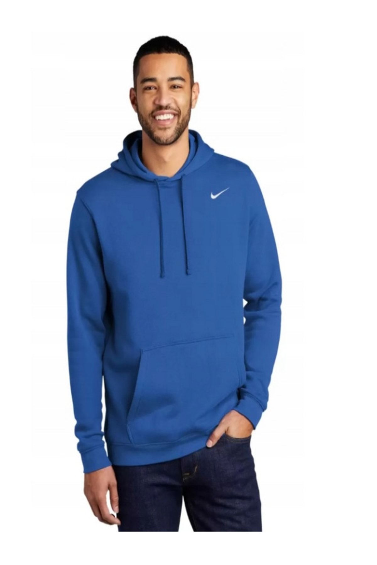 Nike Fleece Erkek Kapşonlu Sweatshirt 611457-408