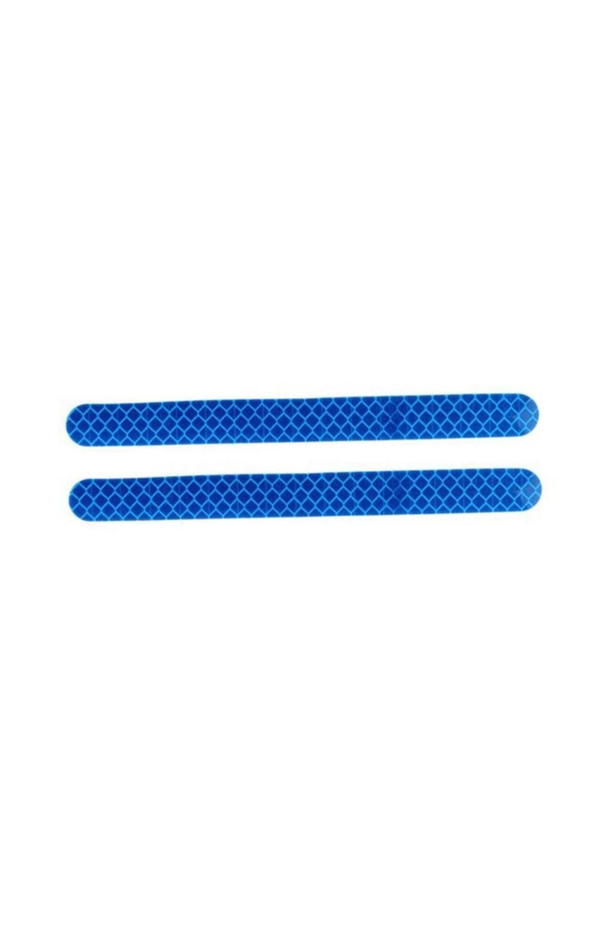 Knmaster Oval Reflektörlü Yansıtıcı Sticker Etiket Mavi