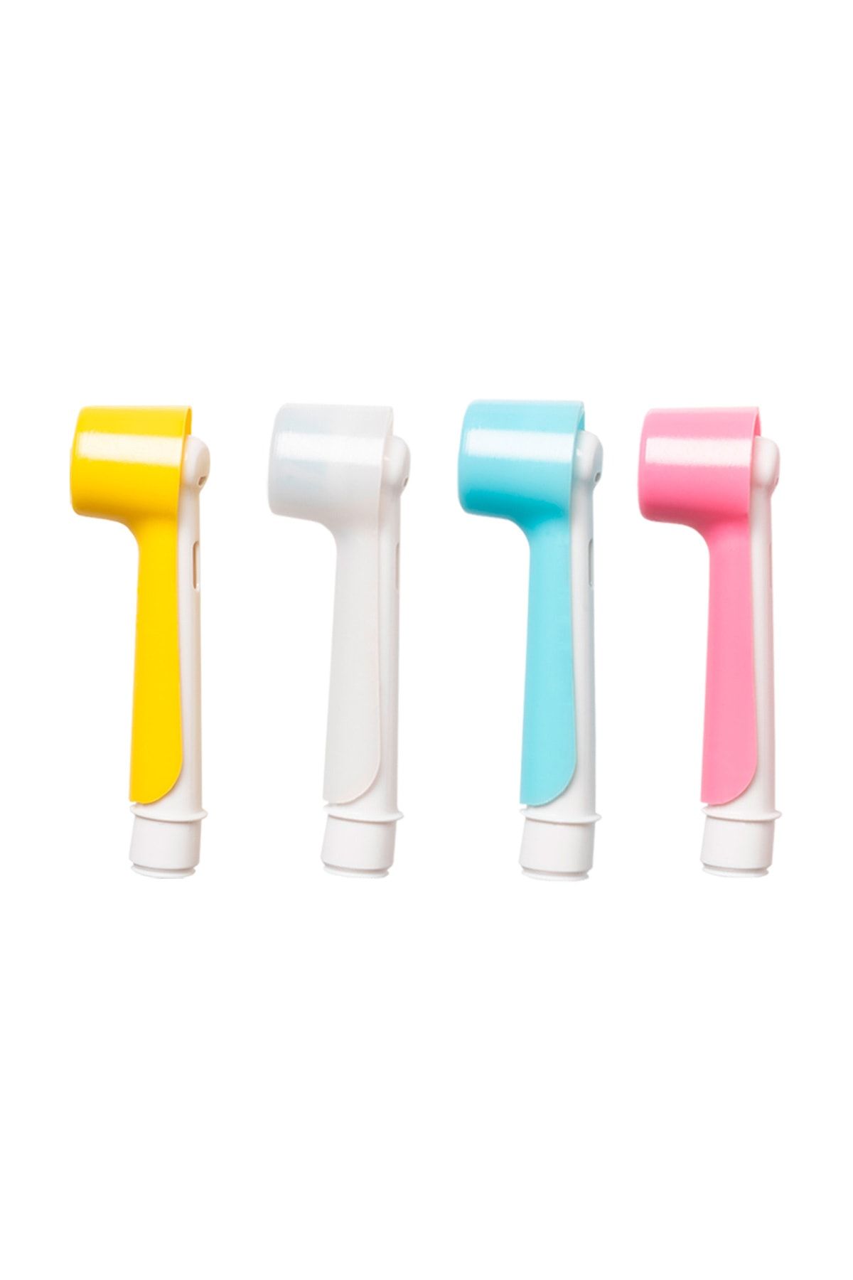 Mudily Oral-b Şarjlı Ve Pilli Diş Fırçaları Için Uyumlu Renkli 4 Adet Kapak