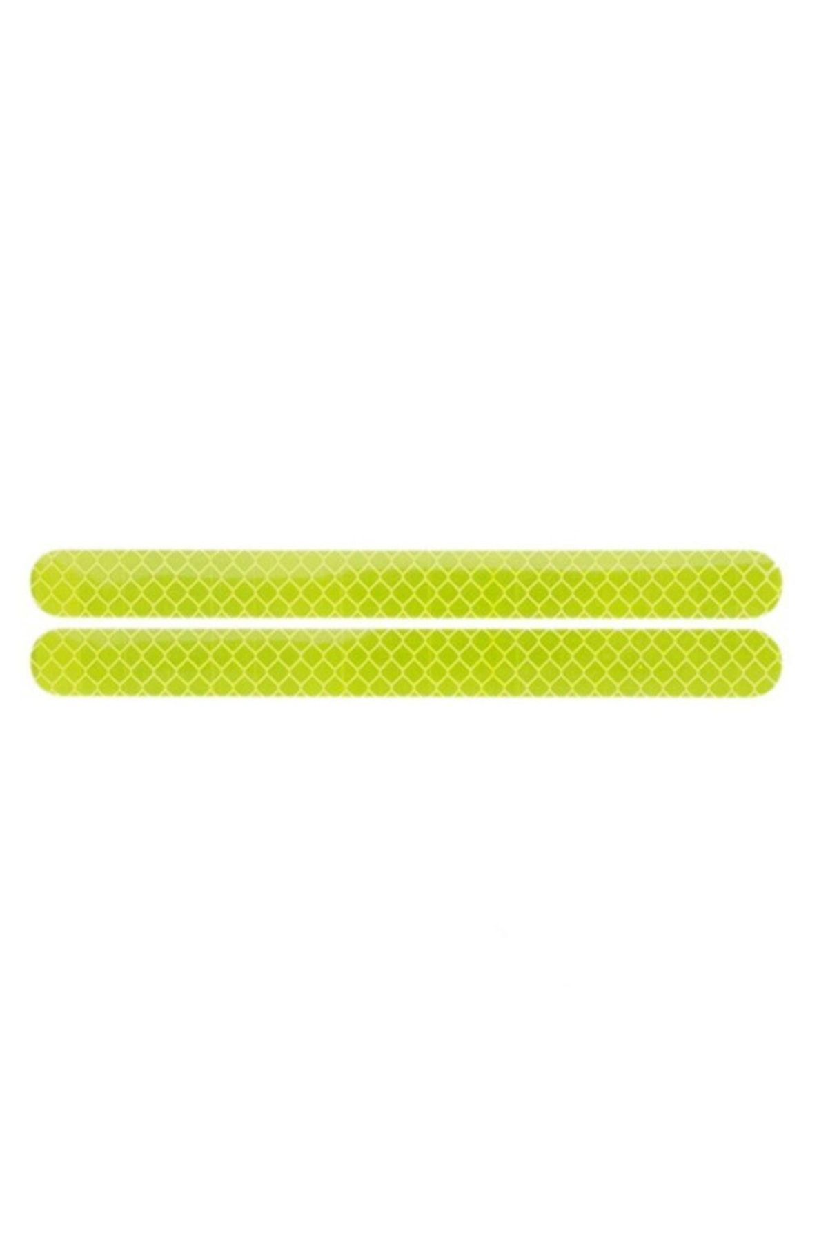 Knmaster Oval Reflektörlü Yansıtıcı Sticker Etiket Fosforlu Sarı