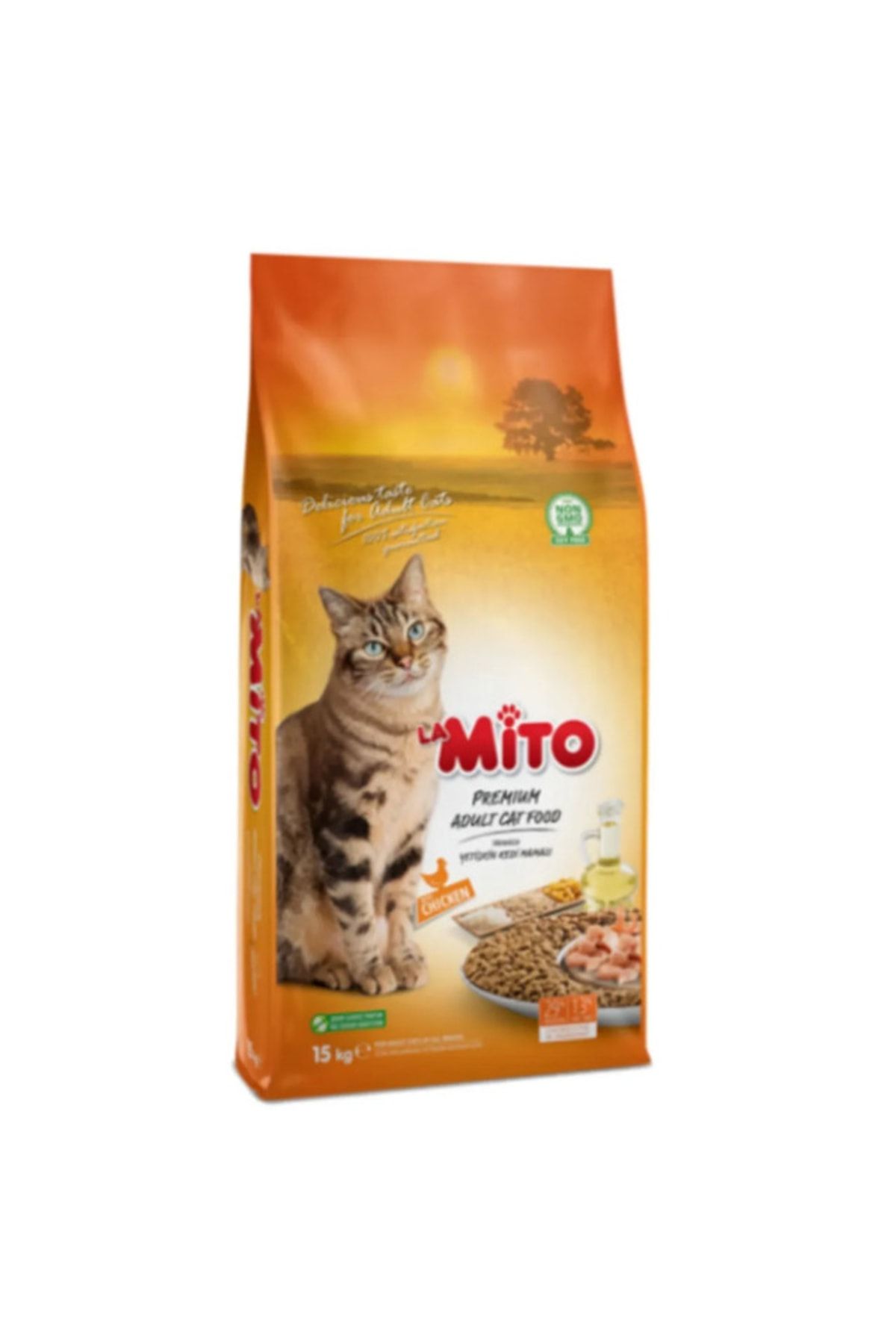 Mito La Adult Cat 15 Kg Tavuklu Yetişkin Kedi Maması