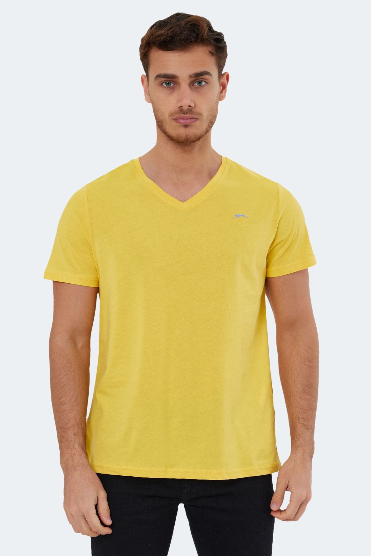 Slazenger Rıvaldo Erkek T-shirt Sarı